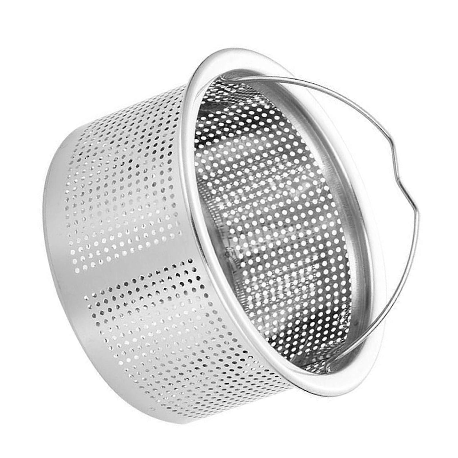 304 Stainless Steel Sieve Basket with Handle for Deep Sinks – Durable Kitchen Strainer for Effective Food Filtering