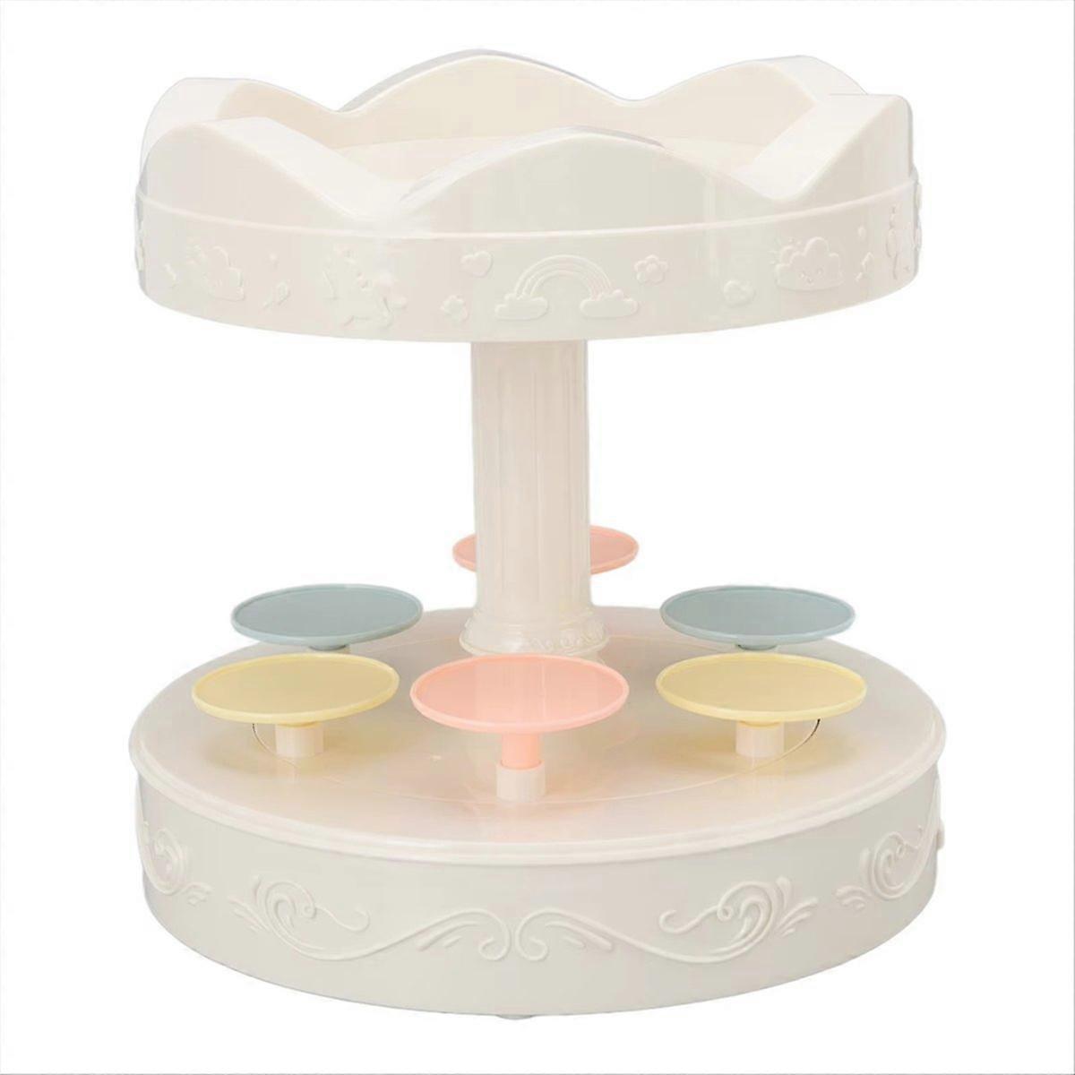 360 Degree Automatic Rotating Dessert Table Rotary Sushi Machine Cupcakes Macarons Turntable Display