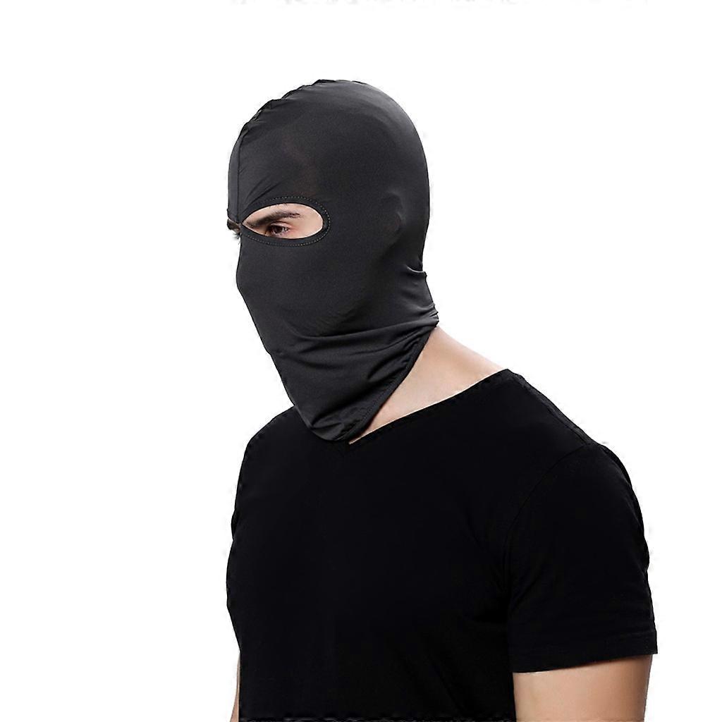 Balaclava-maski jääsilkkikankaasta pyöräilyyn ja moottoripyöräilyyn, ulkoiluun, kokokasvomyssy