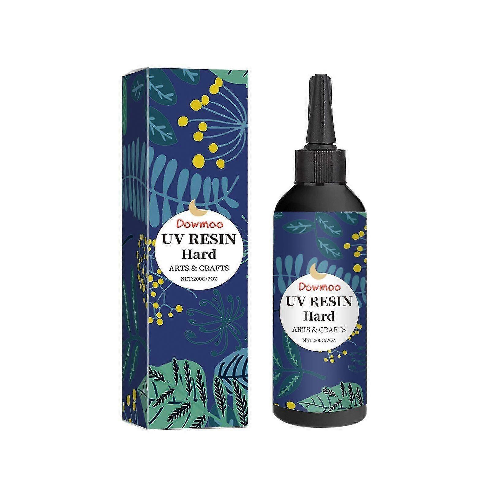 Dowmoo Resin Glue, Handcrafted Creative Resin Drop Glue, High Transparency Quick-Drying Glue, Odorless Crystal Drop Glue