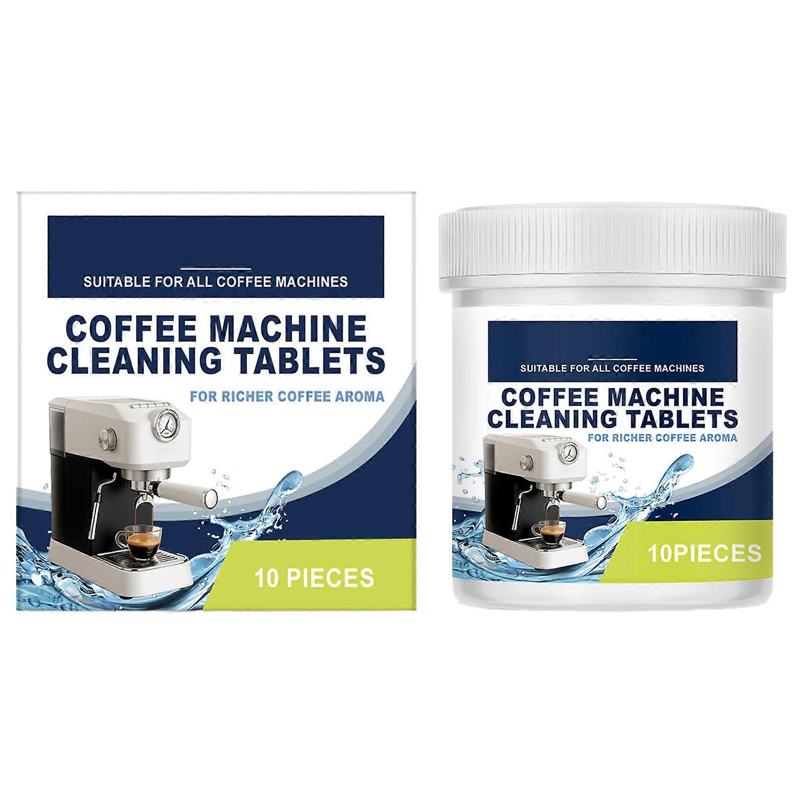 Coffee Equipment Maintenance Tablets Quick Cleaning Solution Espresso Machine Descaler For Home Office Use Multicolor