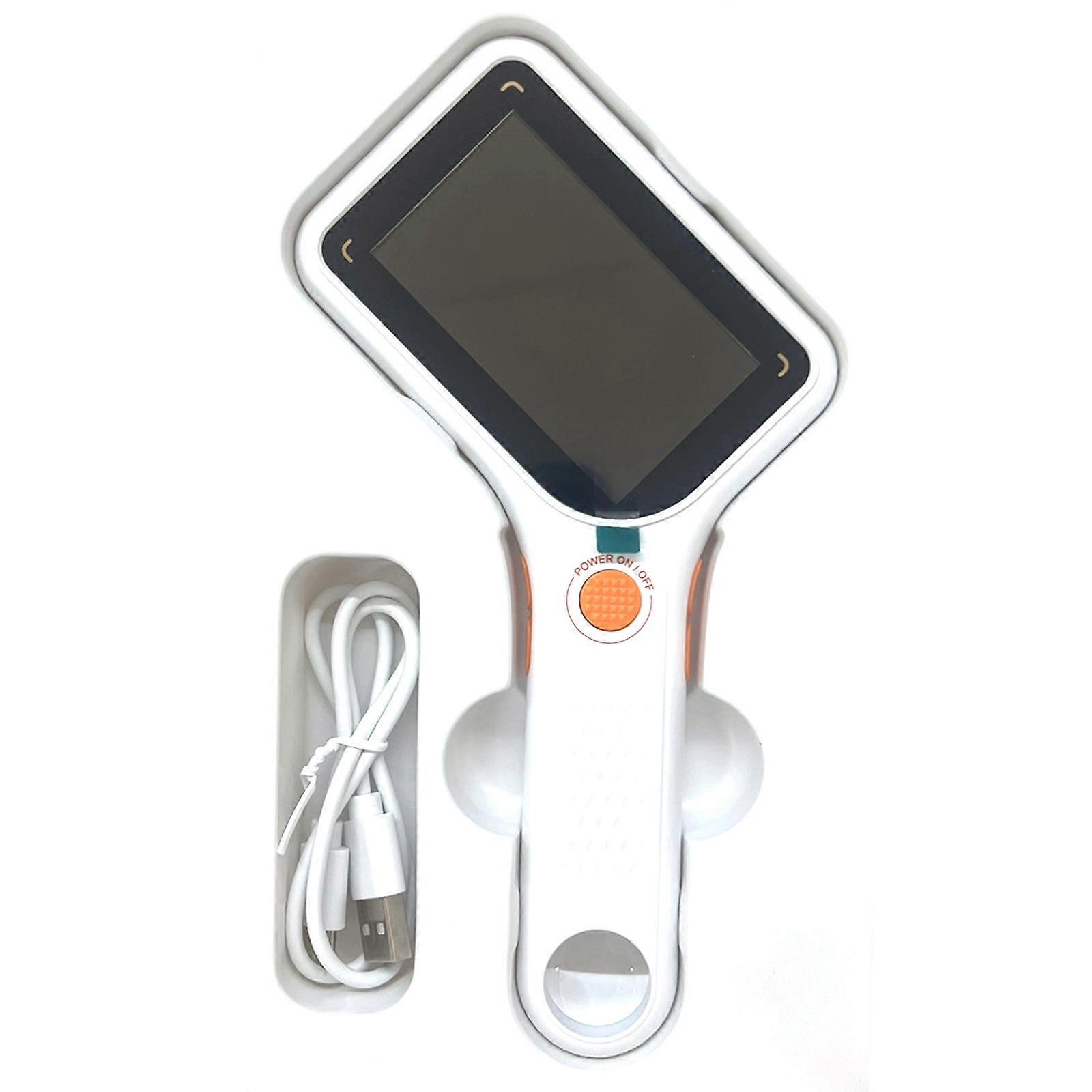 Handheld Digital Microscope 500X Magnification 3 Inches IPS Screen Long Battery Adjustable LED Lights for Scientific Research Multicolor