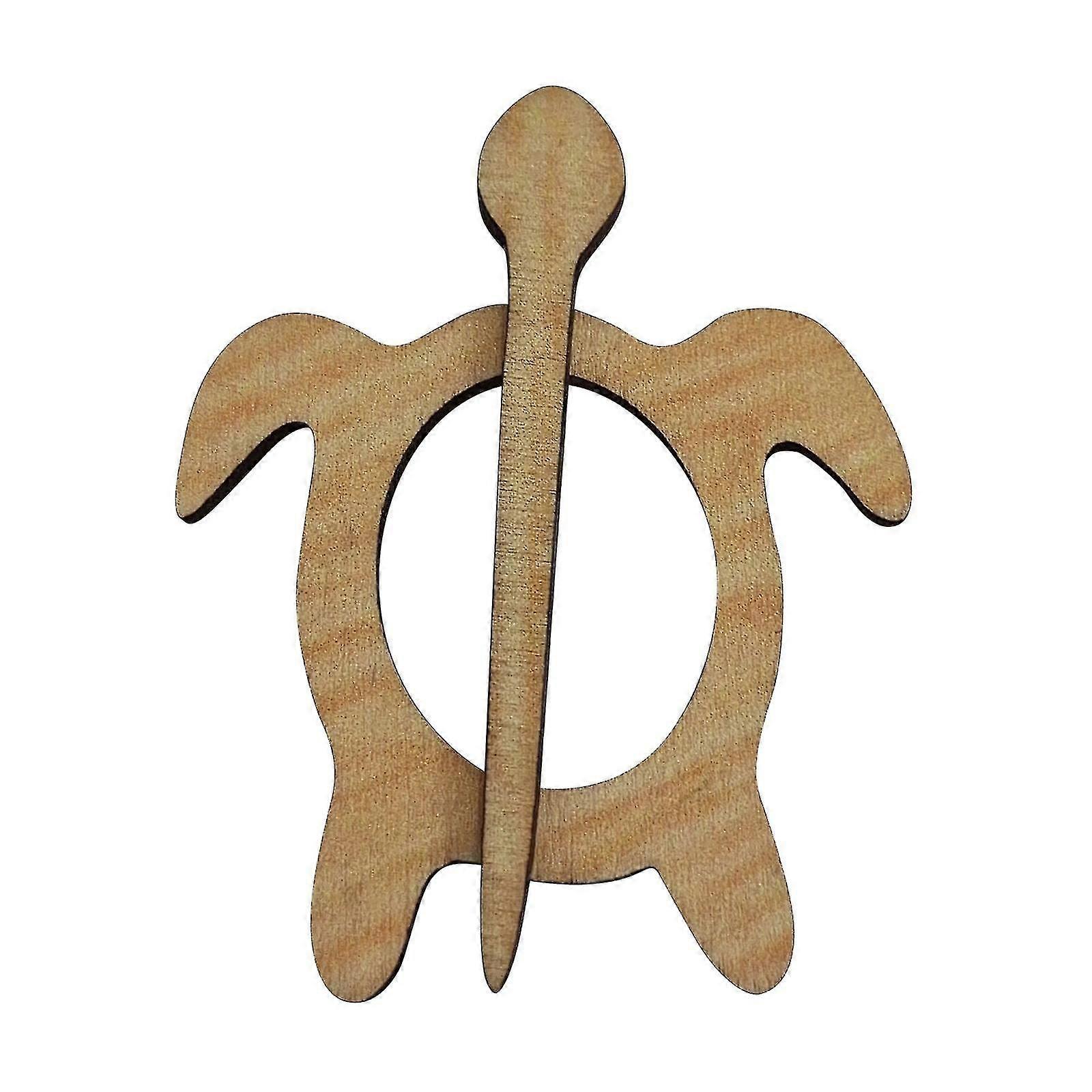 動物柄の木製ブローチ 女性と男性へのギフト 10 5 2 cm クリエイティブ スカーフ 衣類ピン