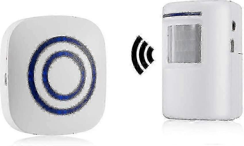 Wireless Motion Detector Alarm System with Shop Bell