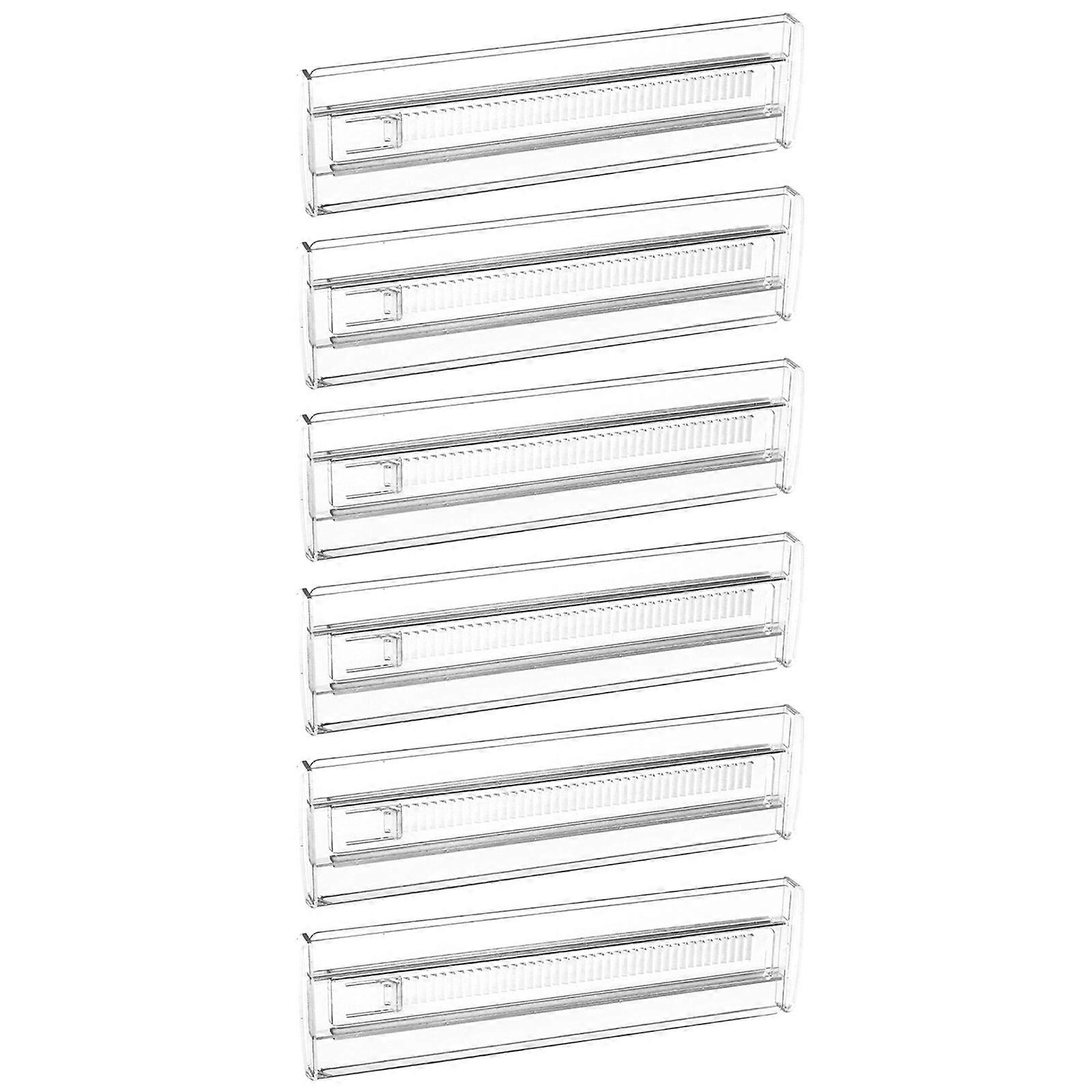Multipurpose Use Drawer Dividers Set Expandable Organizers for Efficient Storage Includes Double Sided Tape Strips Multicolor
