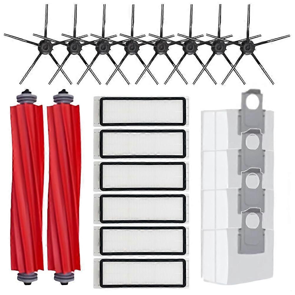 20PCS for Roborock S7/ S7+/S7 Max/S7 MaxV Plus Roller Side Brushes
