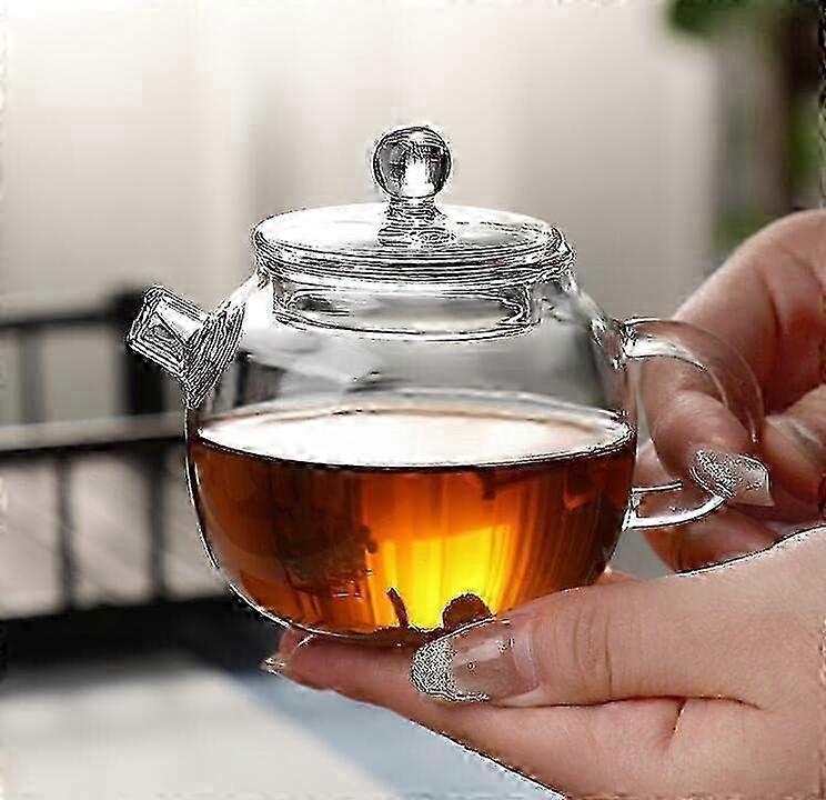 Mini Transparent Teapot for Single Use 220ml/7.3oz