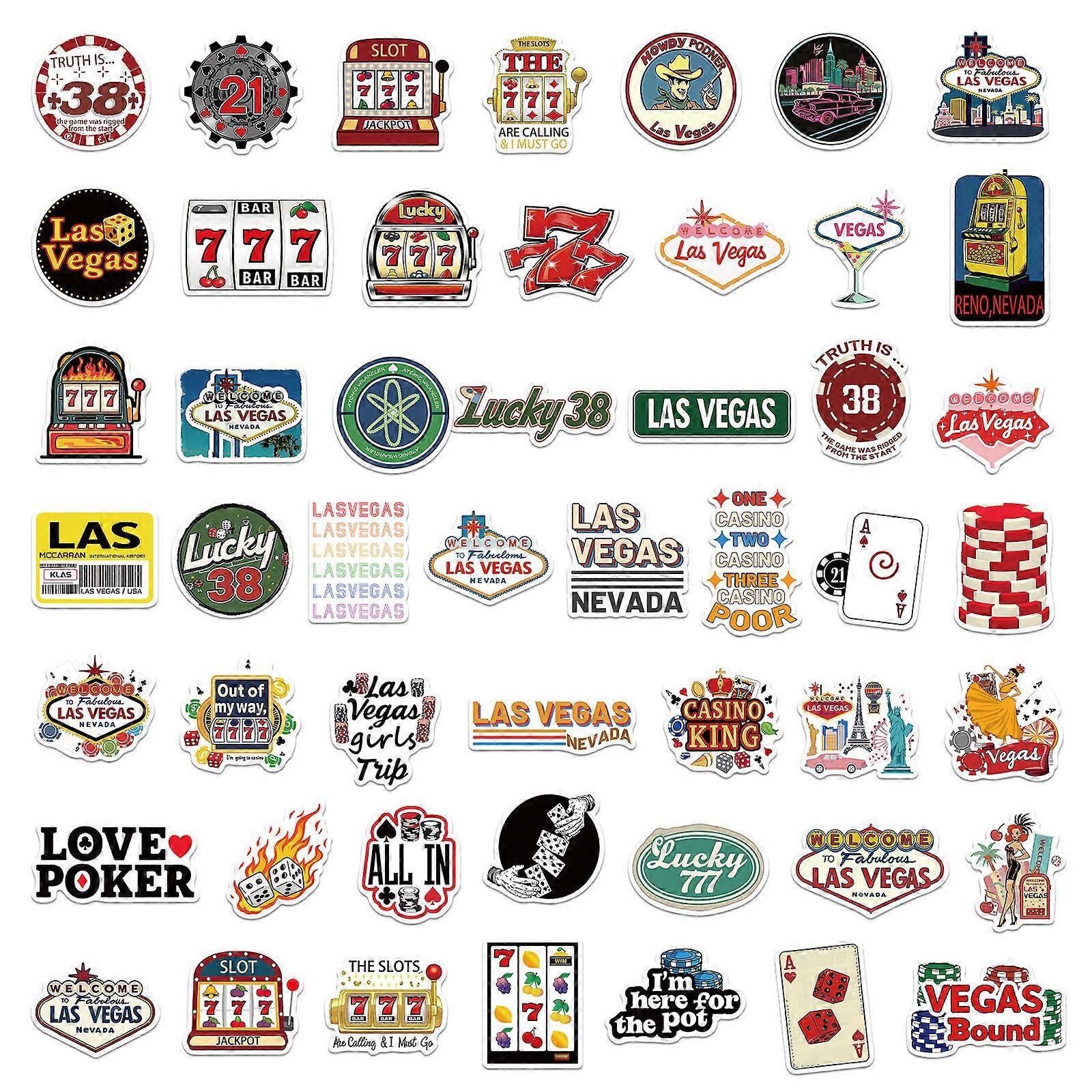 50 stickers featuring cultural elements from various US states for DIY guitar, notebook, and suitcase waterproof decals.