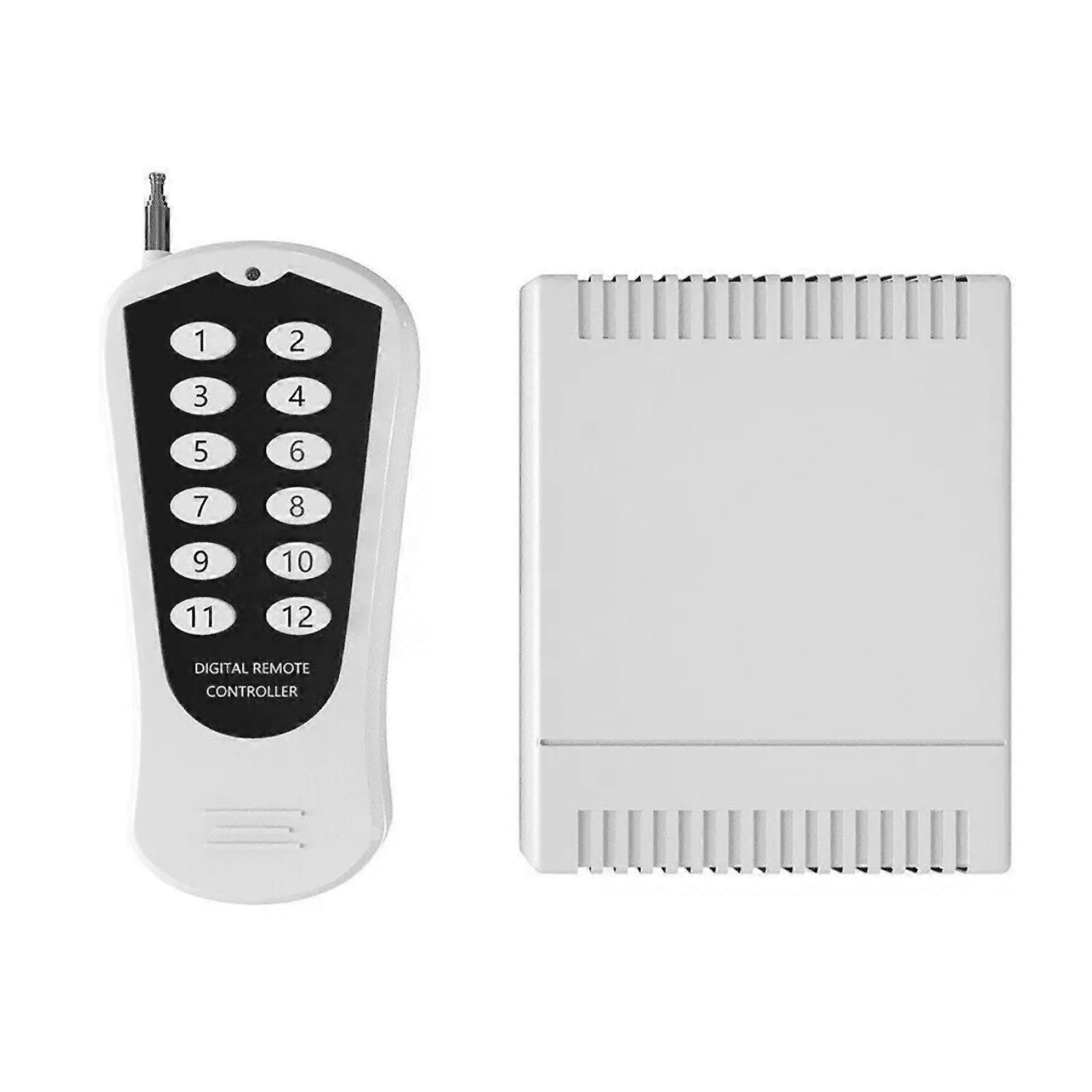 Advanced 12V 10A Remote Control Switch for Long-Distance Operation 200-500m for Industrial and Home Use