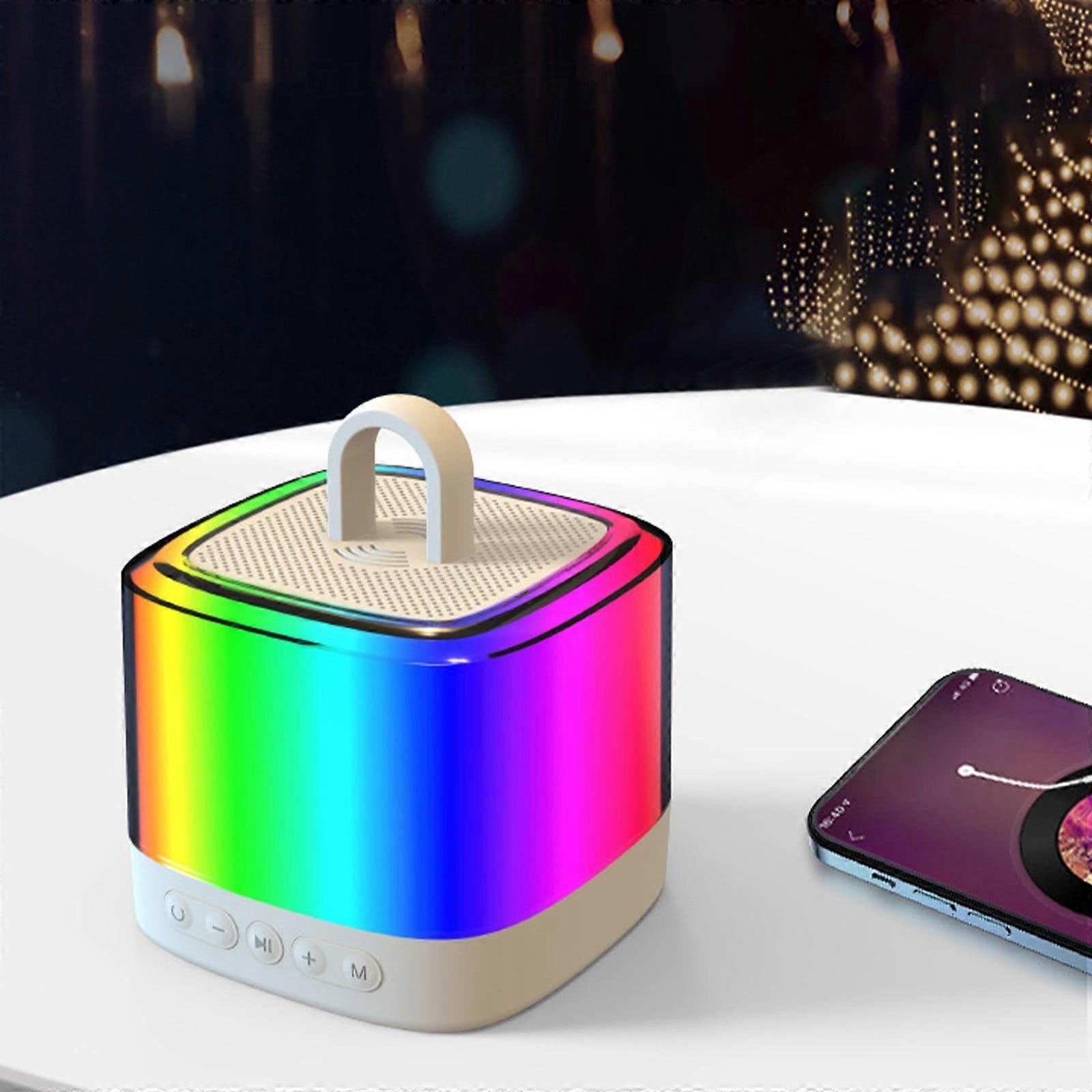 Back to School Colorful Light Party Wireless Bluetooth Speaker Can Be Connected to Mobile Phone Bluetooth Clearance!