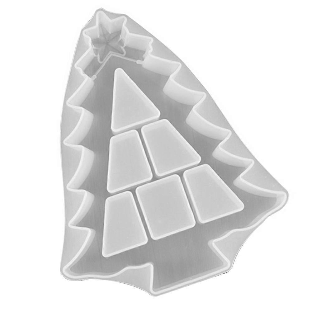 Creative Christmas Tree Shape Mold Silicone Storage Box Mold Reverse Mould