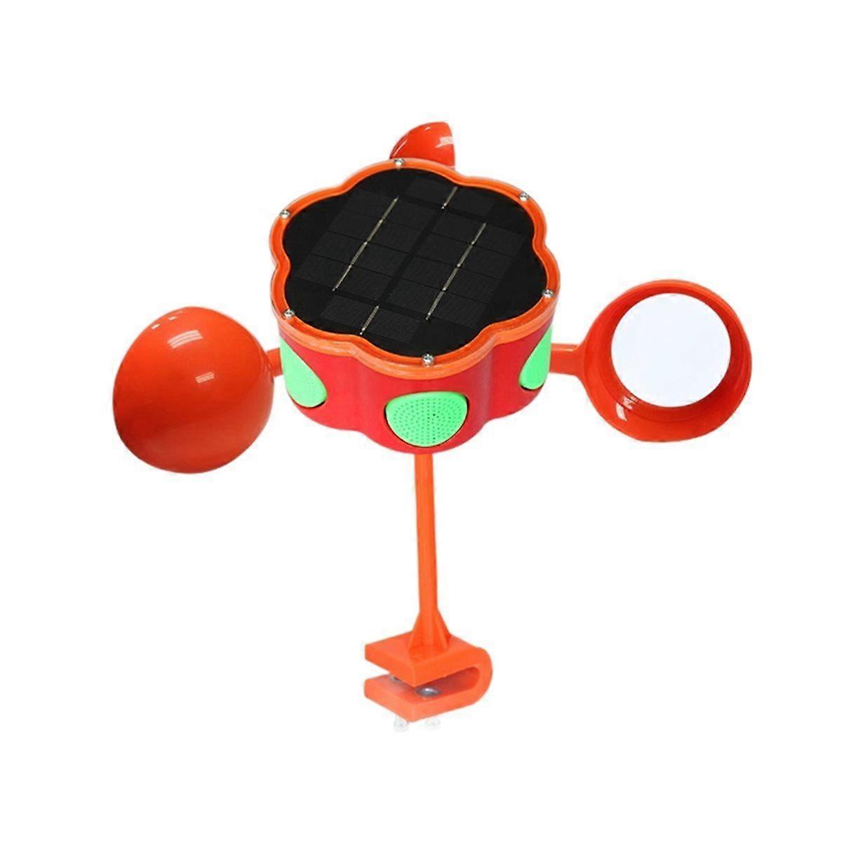 Solar-Powered Wind-Powered Voice-Activated Bird Repeller Power Line Reflective Bird Repellent Farm Orchard Bird