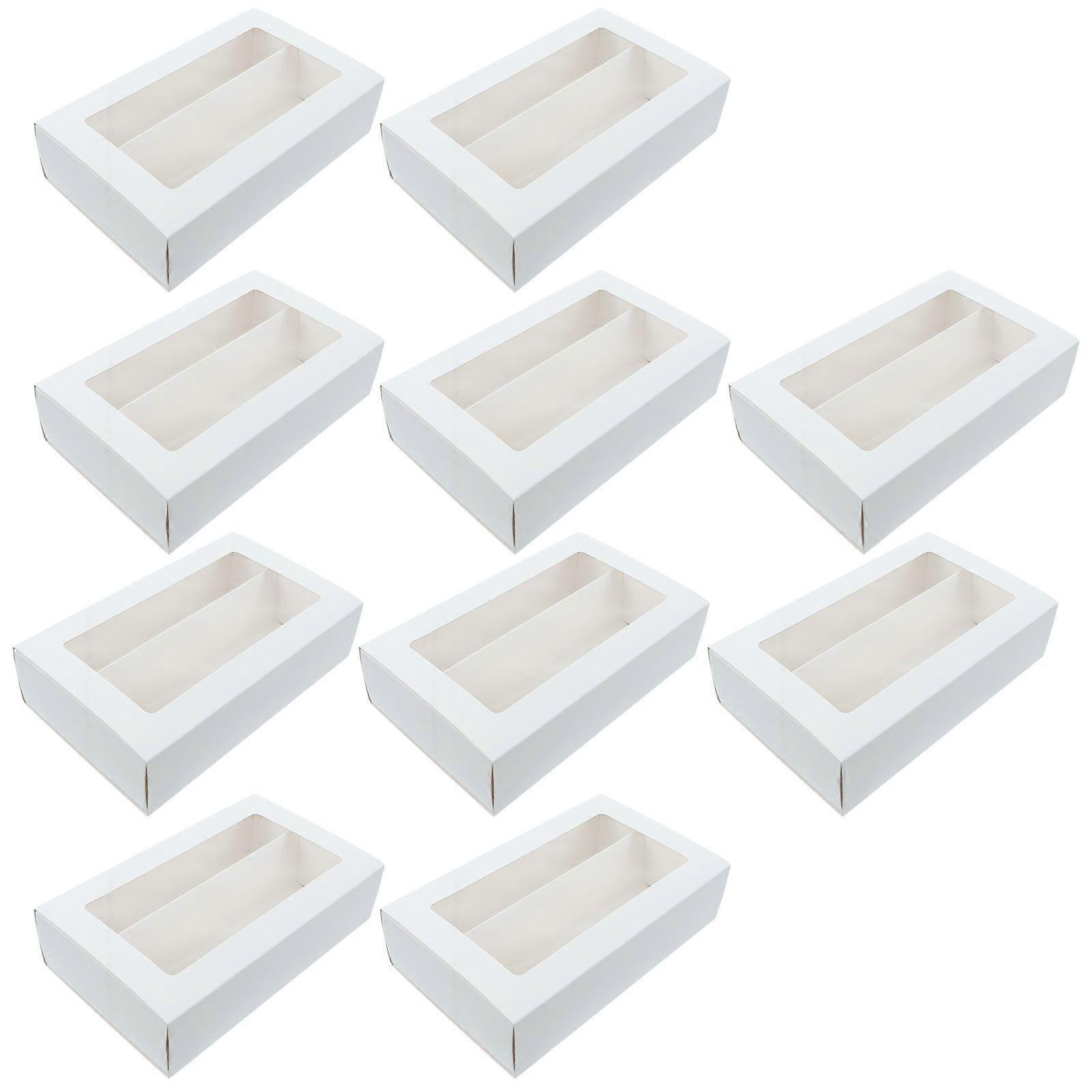 Macaron Gift Box Paper Macaron Boxes for Storage 20Pcs with Window