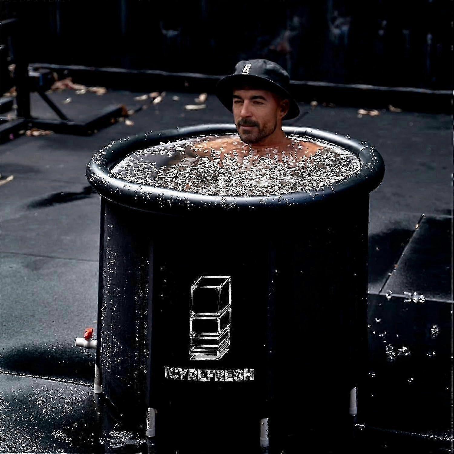 حوض حمام جليدي كبير للرياضيين حوض استحمام محمول قائم بذاته في الهواء الطلق للبالغين