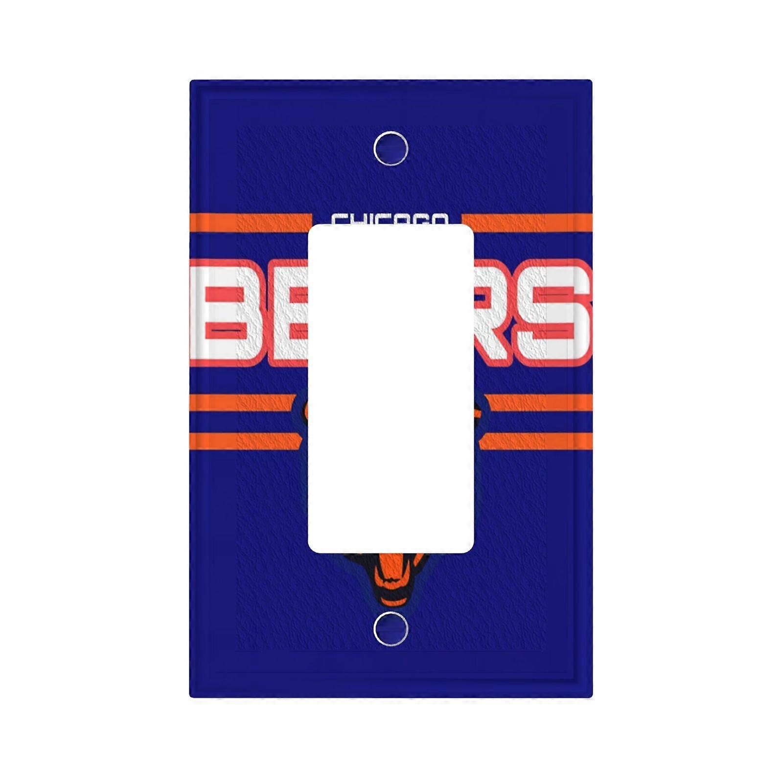 Bears Switching Lights Single Leather Roman Frame Switch Panel Wall Panel Single Double/Pull Light Switch