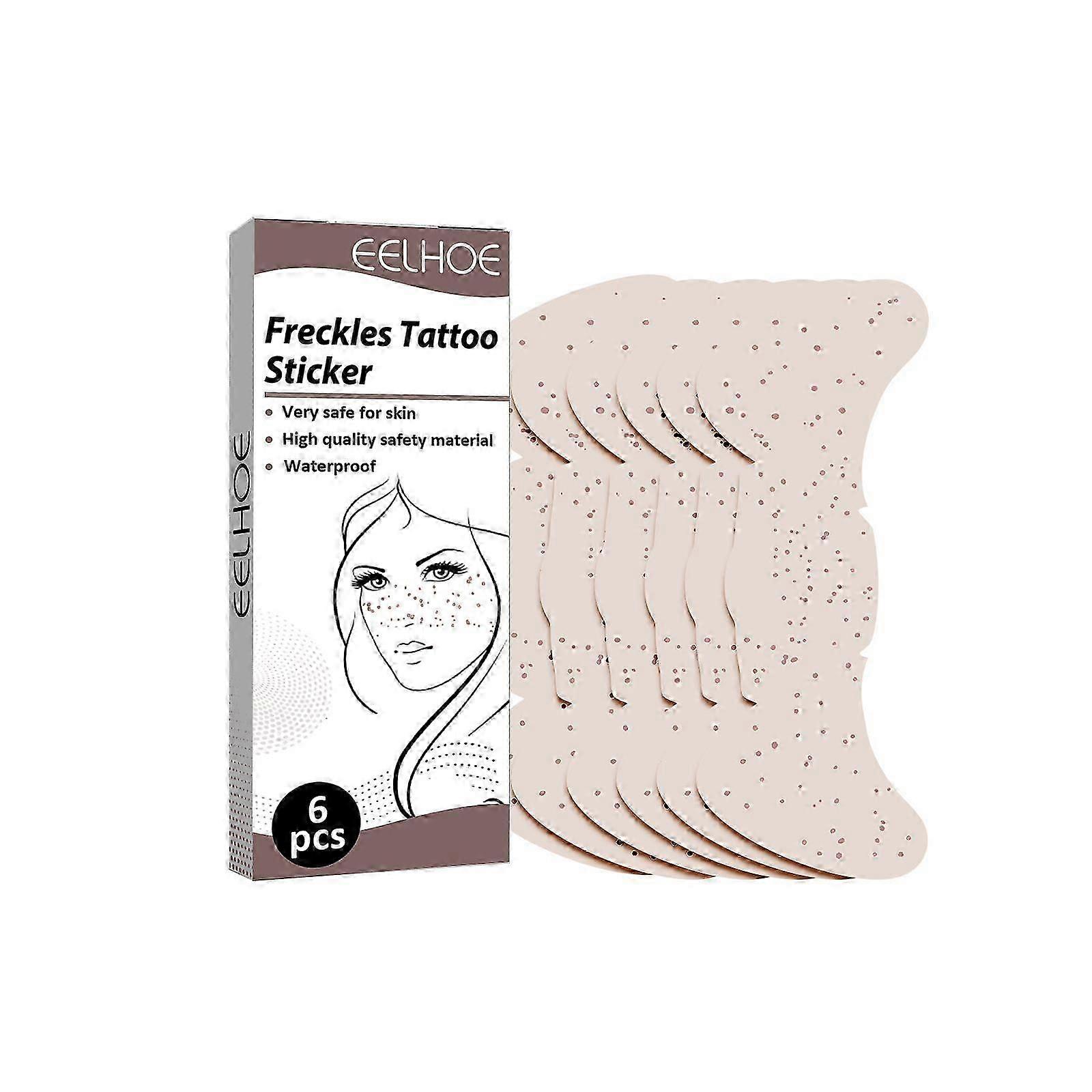 Freckles Tattoo Sticker contain polyurethane-1, acrylatesva copolymer, tocopherol