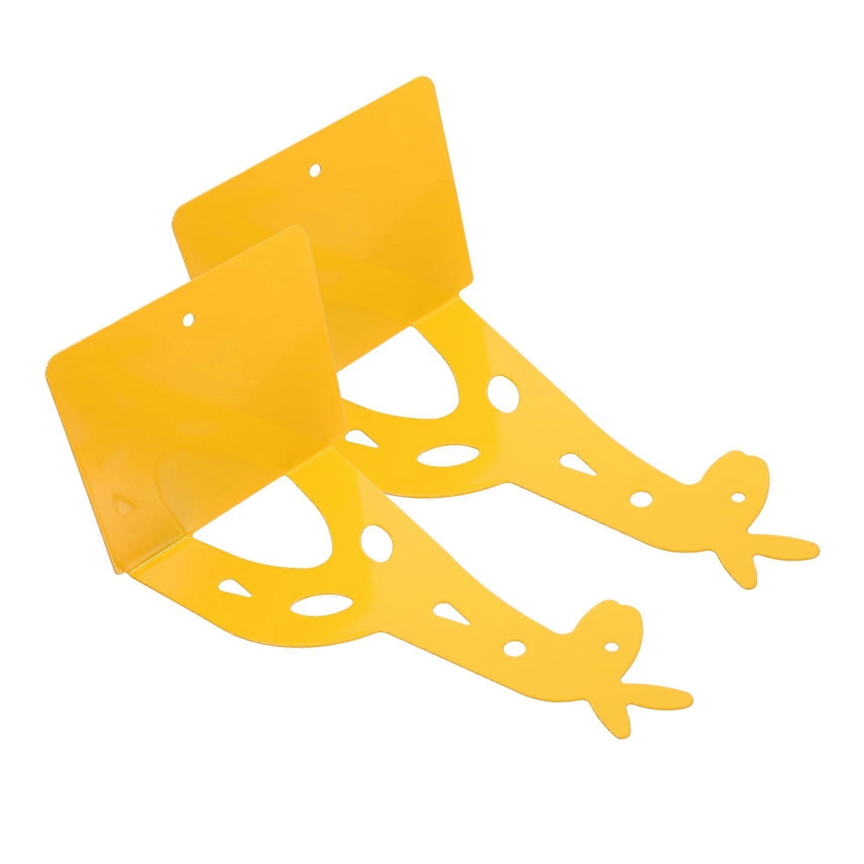 Metal Bookends with Deer Design, Antislip Stable Base, Solid Construction for Office and Shelves