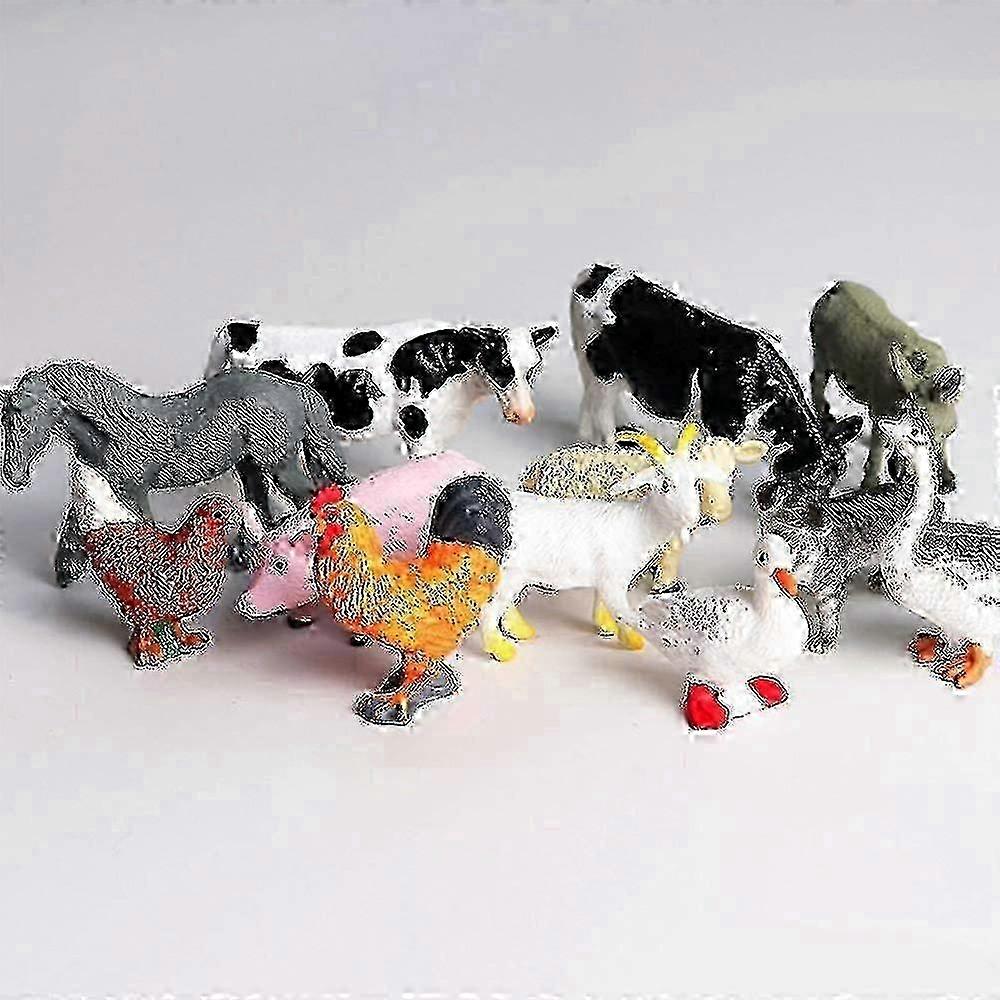 Set de 12 animale de fermă Jumbo Minds - jrcl