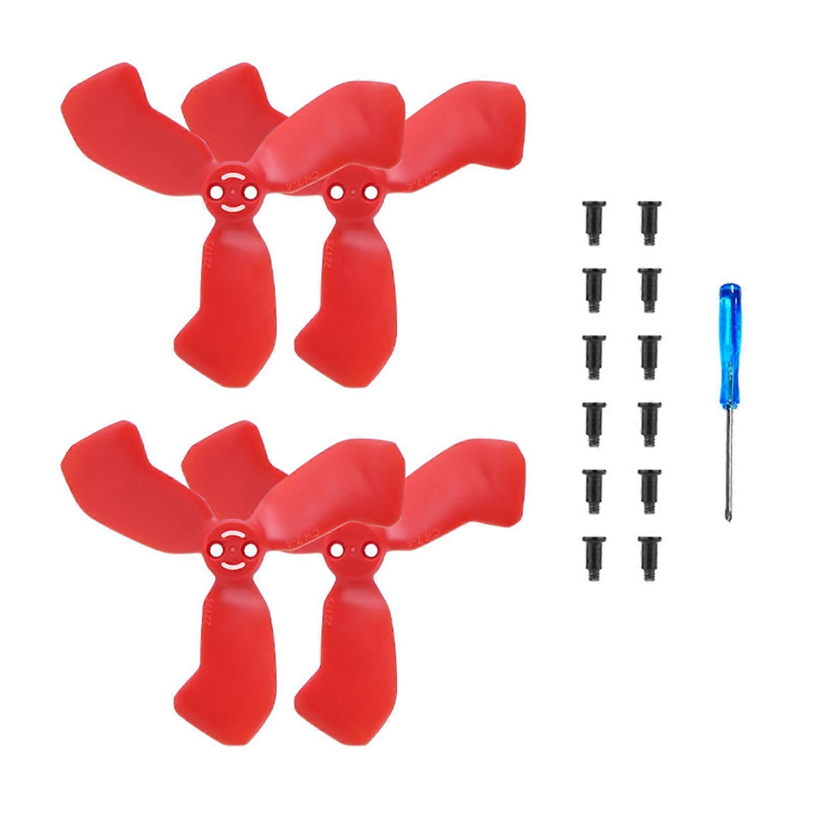 Airflows Enhances Drones Wing Safe Drones Props Easy to Install Delivering Superior Stability & Control for Drones  Red