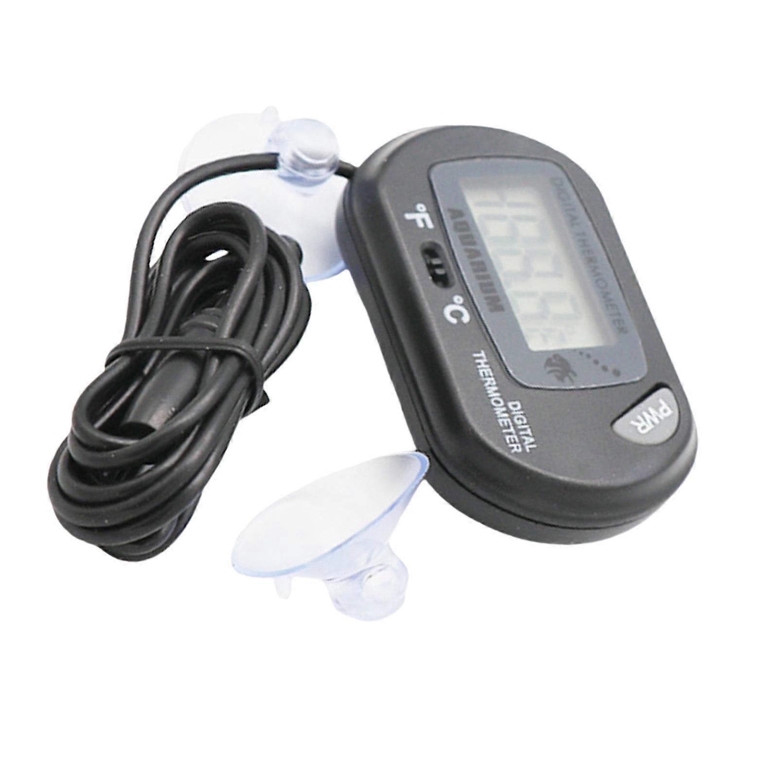 Professional Reptiles Tanks Thermometers Accurate Temperature Measurement For Turtles Amphibians Easy Reads LCD Display Multicolor