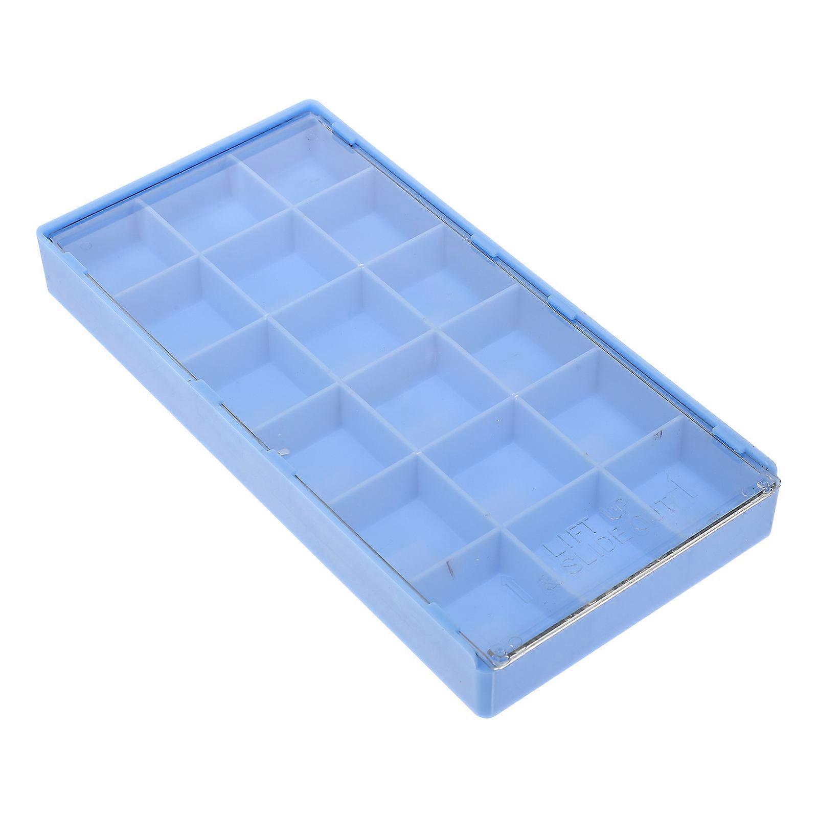 Small Items Case Parts Storage Box for Watch Use 2Pcs Drawer Style Organizer