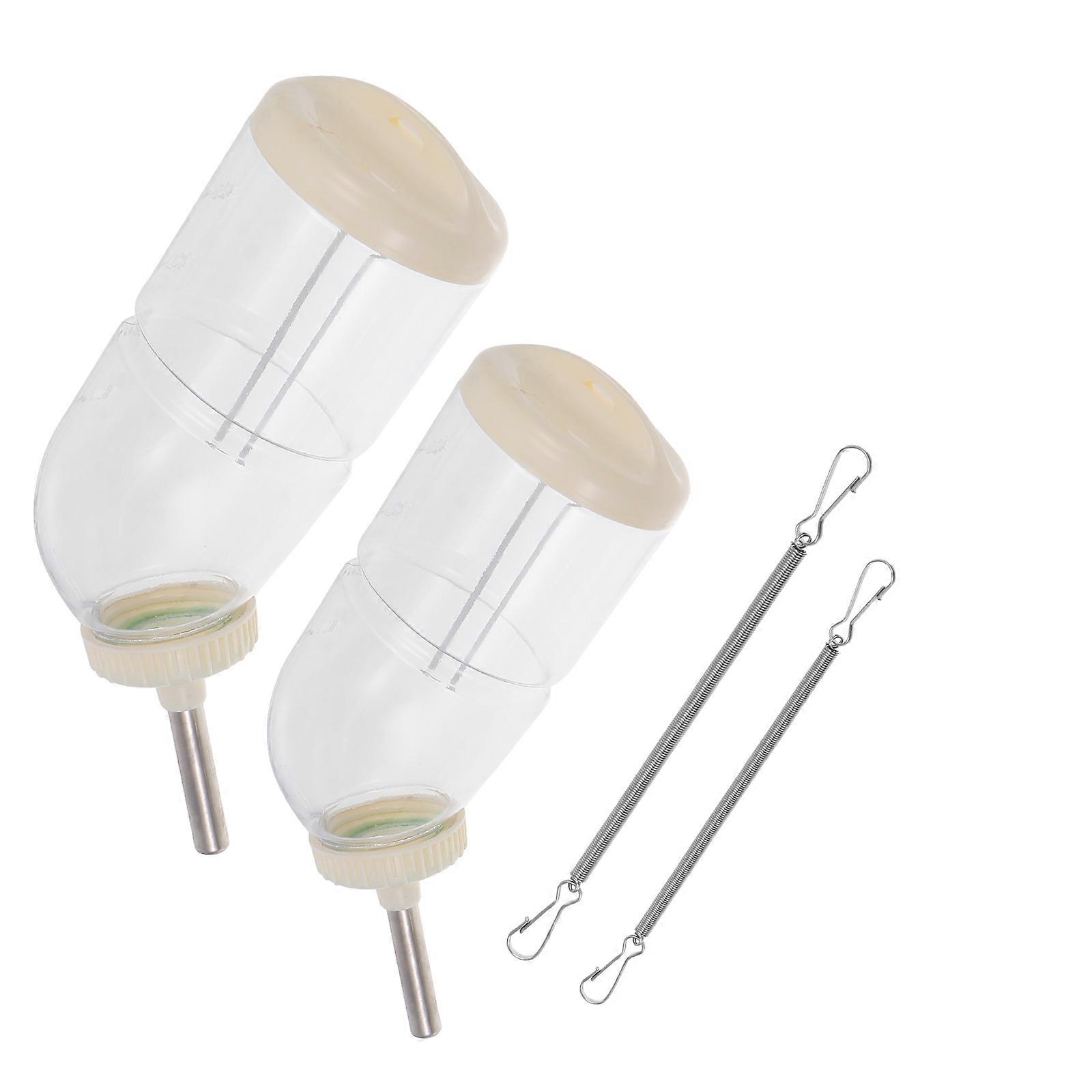 Small Pet Drinker Rabbit Water Container Leakage Proof 6Pcs Pack