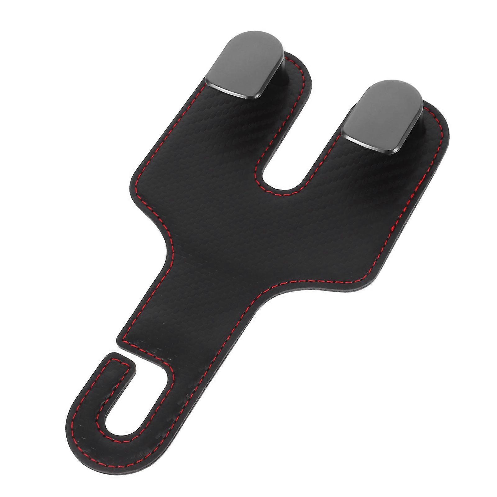 Multifunctional Car Seat Back Hook for Car Storage 2Pcs Black