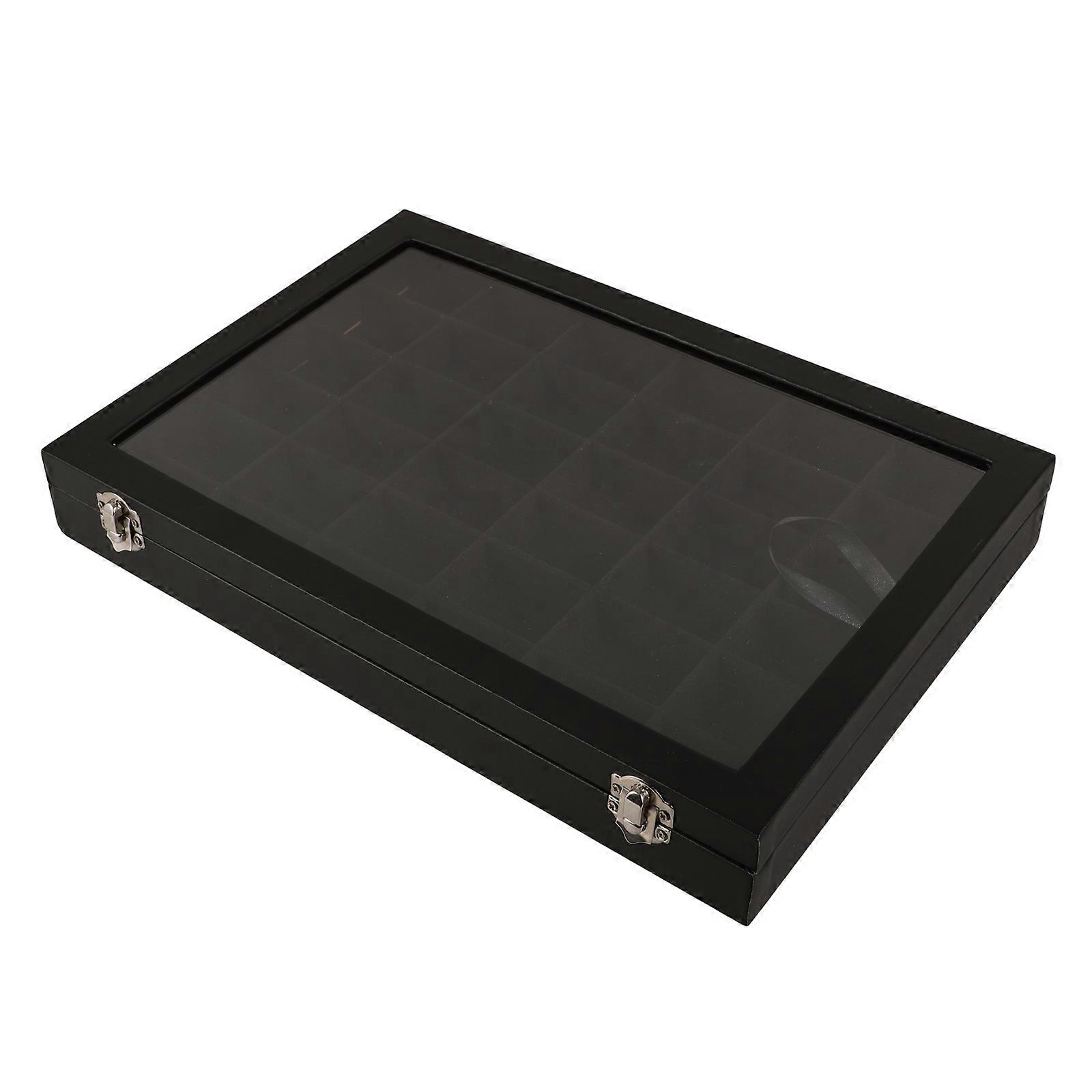 Rock Collection Storage for Storage Rock Display Case with 36 Grids