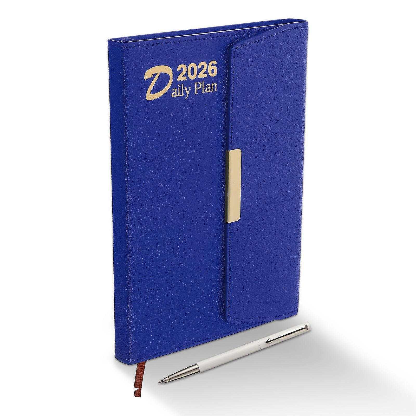 Daily Planner Notebook for Time Management Dark Blue Planner Notebook