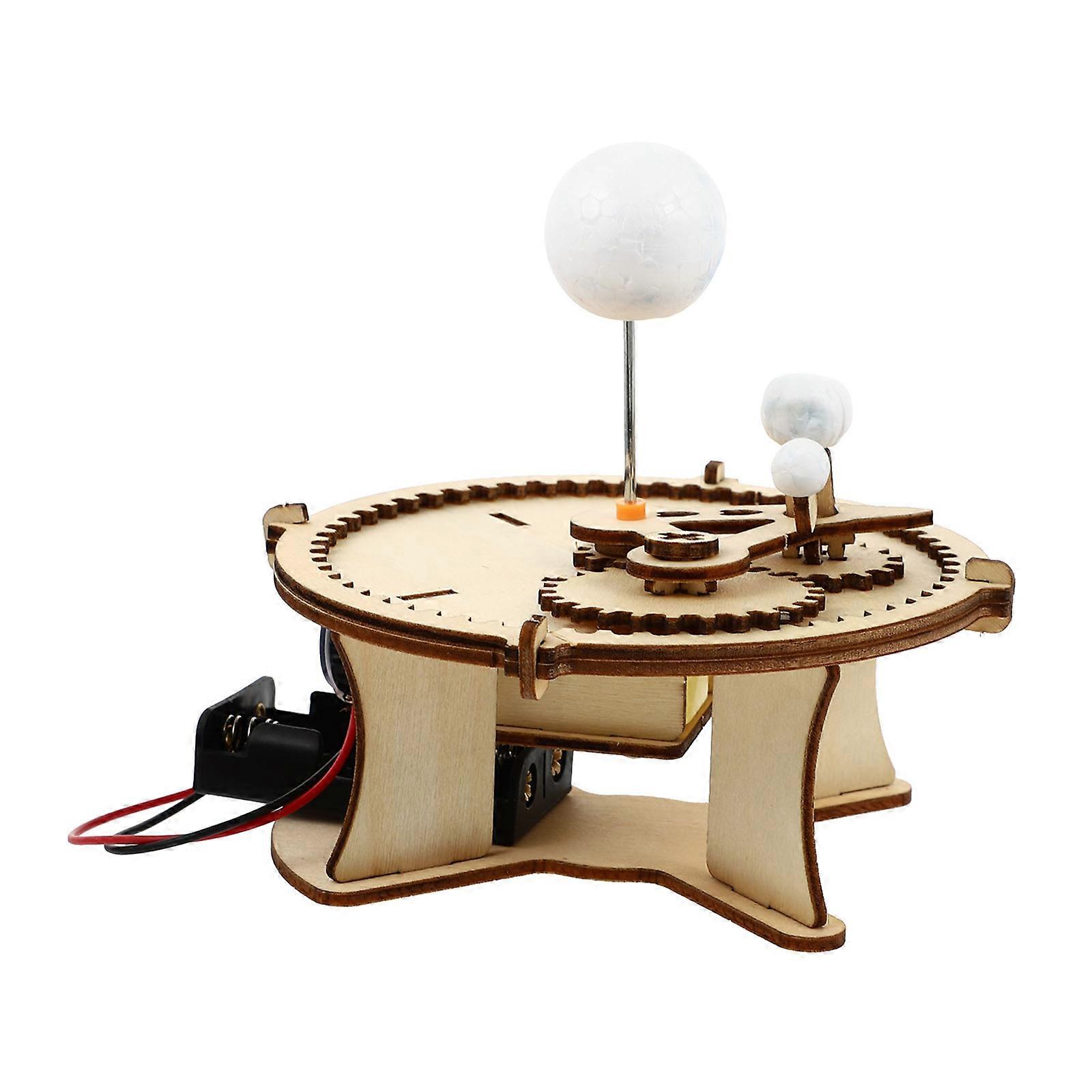 Solar System Toy Wooden Space Model for Educational Use 1Set