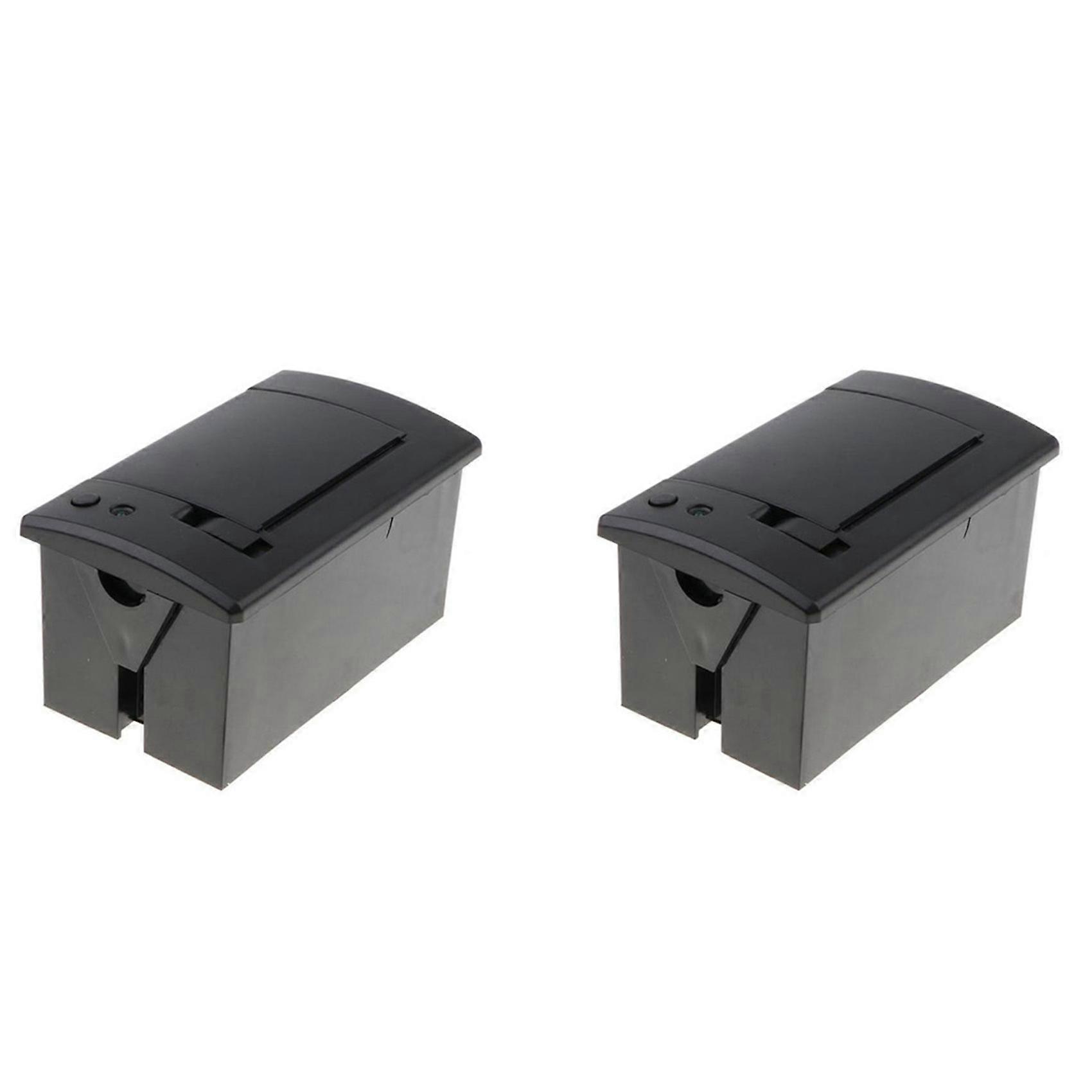 2X Mini 58mm Panel Embedded Thermal Printer with Interface TTL Use for Receipt Ticket ESC POS Arduino Android 5V-9V