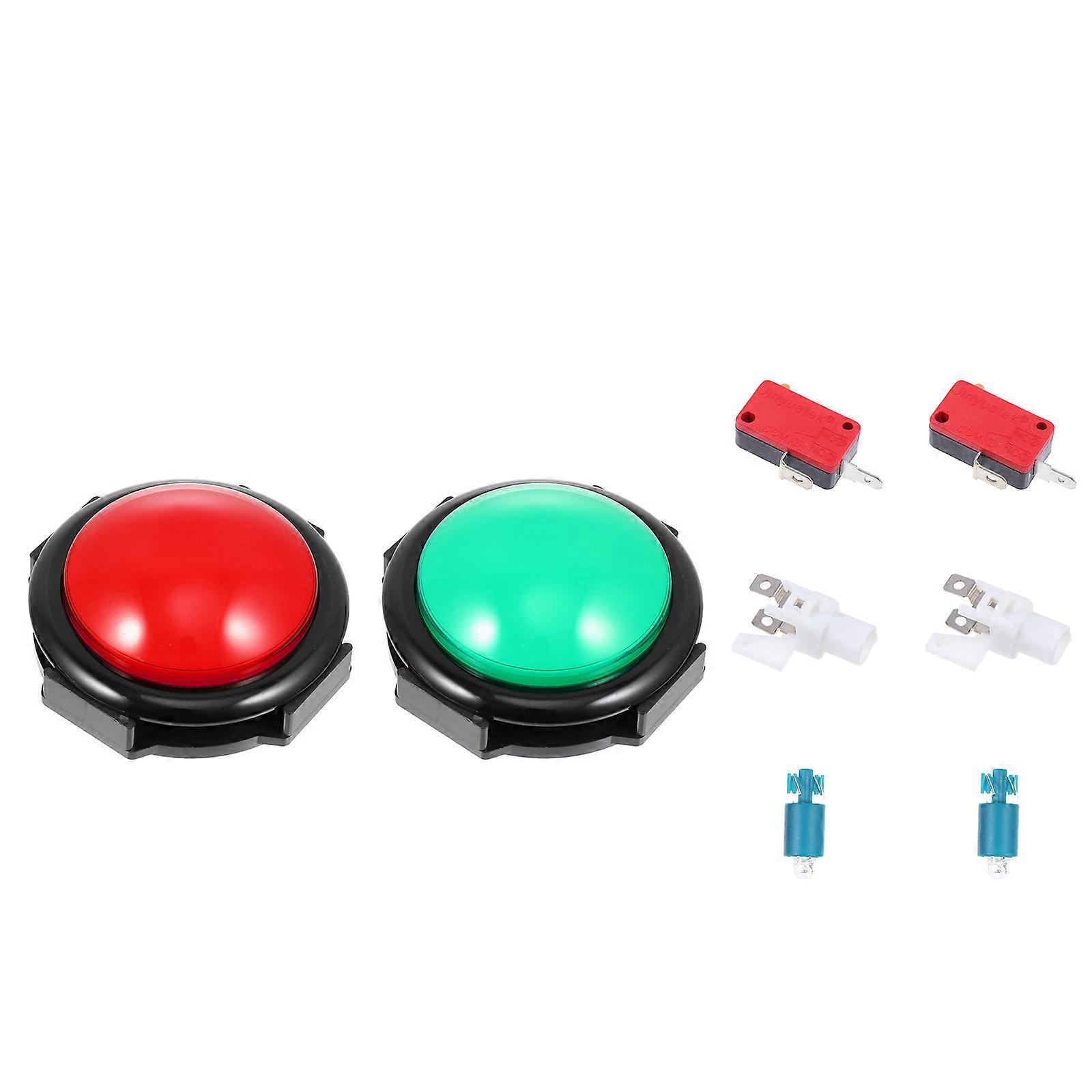 Game Answer Buzzer Electronic Responder Toy with Light and Sound 4Sets