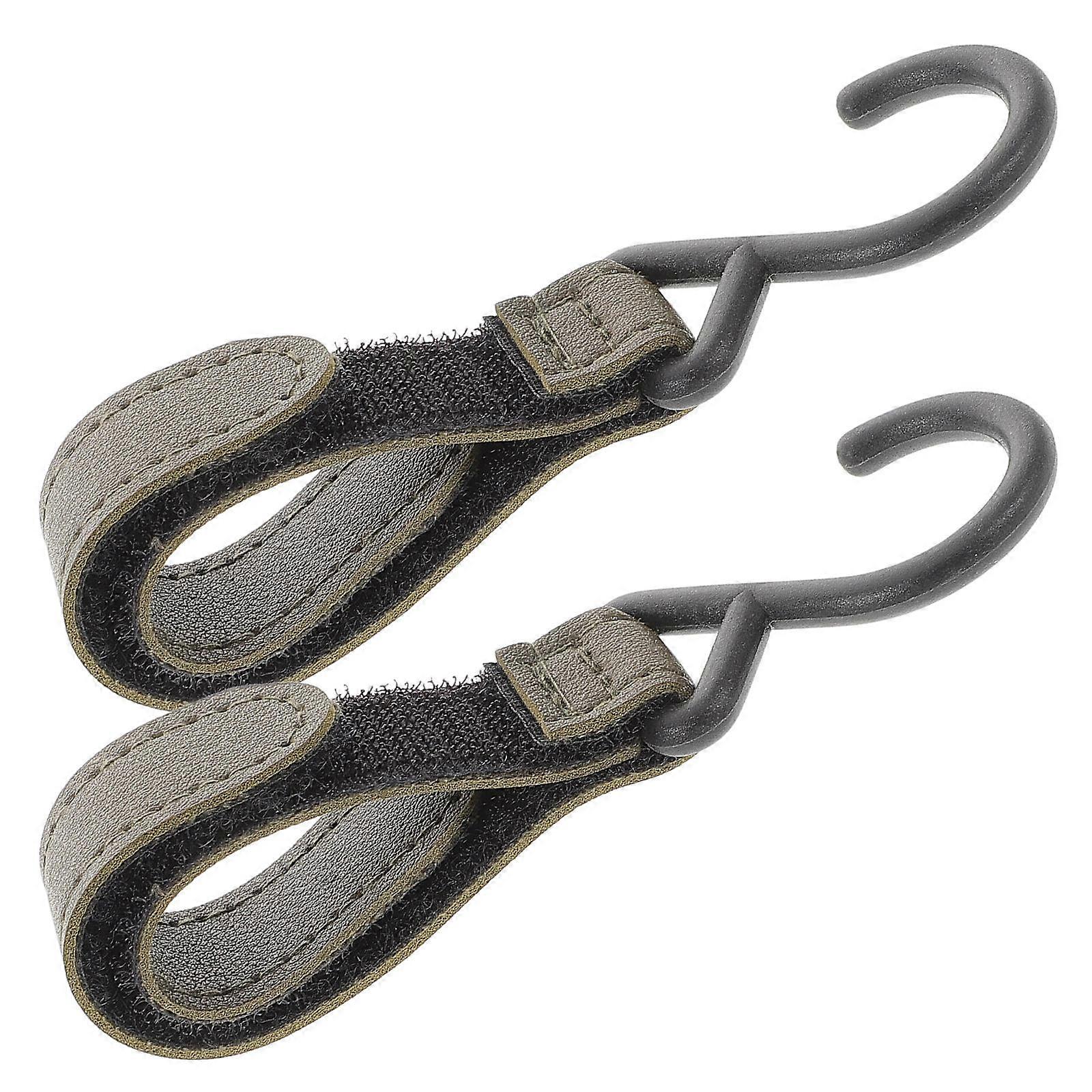 Green Baby Stroller Buckles for Stroller 2Pcs Replacement Strap Hooks