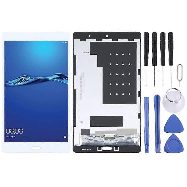 White LCD Screen Replacement with Digitizer Full Assembly for Huawei MediaPad M3 Lite 8.0 CPNW09