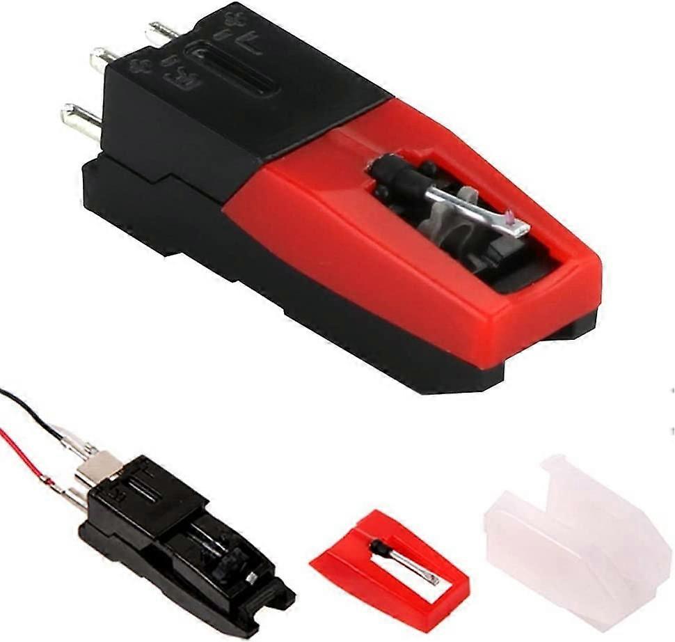 Record Player Needle with Cartridge, Universal Turntable Stylus Replacement for Vinyl Records