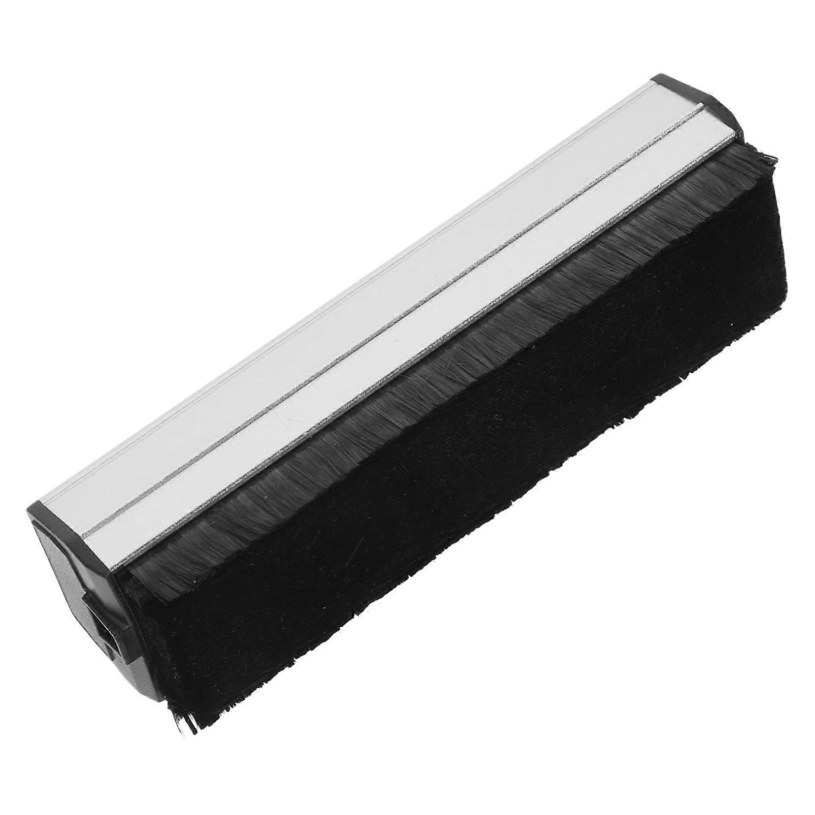 Vinyl Record Brush For Dust And Lint Removal Portable Aluminum Record Player Cleaning Tool For Turntable Maintenance