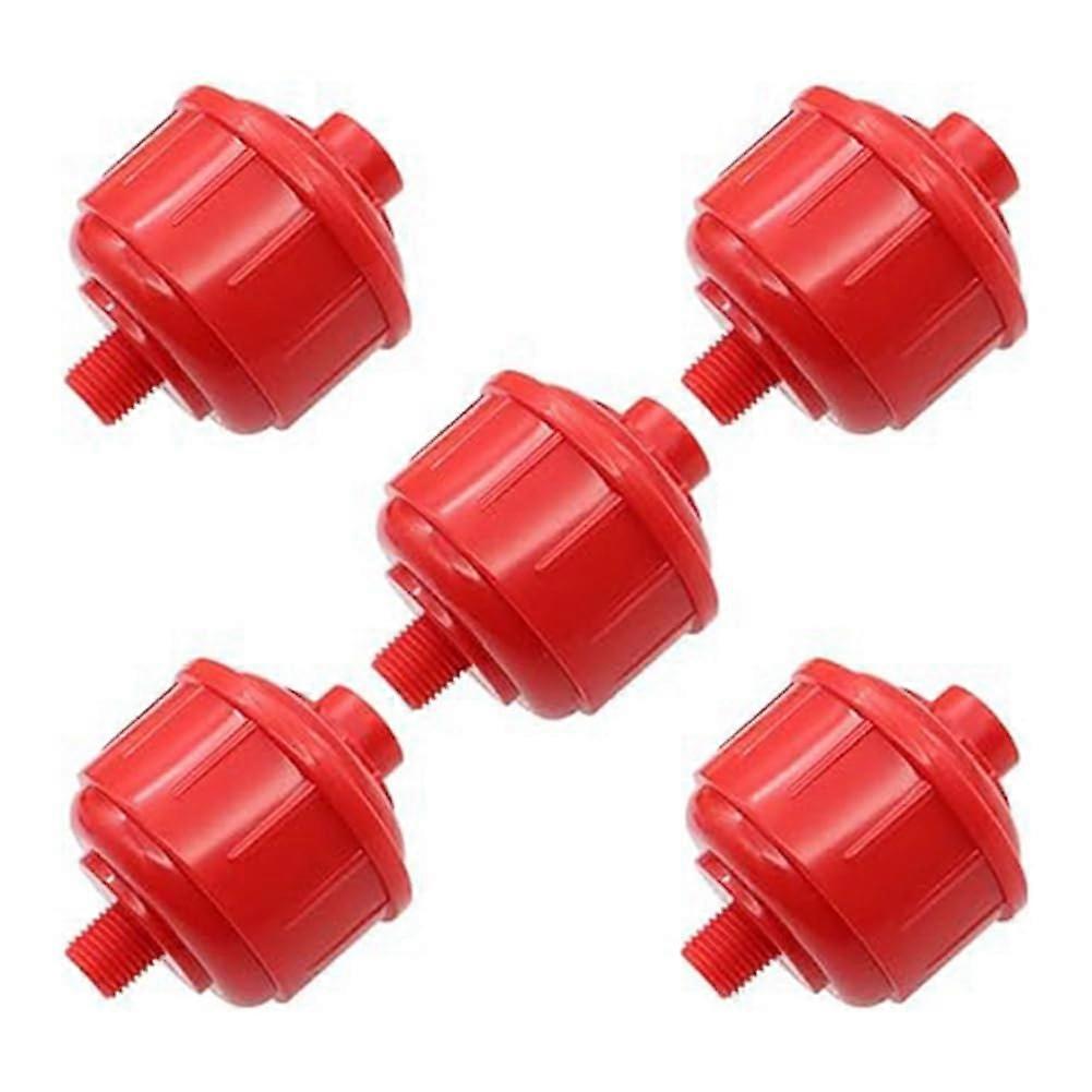5PCS Pneumatic Air Filter with Flow Waterproof 1/4 Inch Mini Water Filter for Compressor