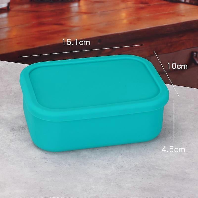 Silicone Sealed Storage Box Refrigerator Kitchen Lunch Box Microwave Heating Rectangular Lunch Box Silicone Storage Box With Lid