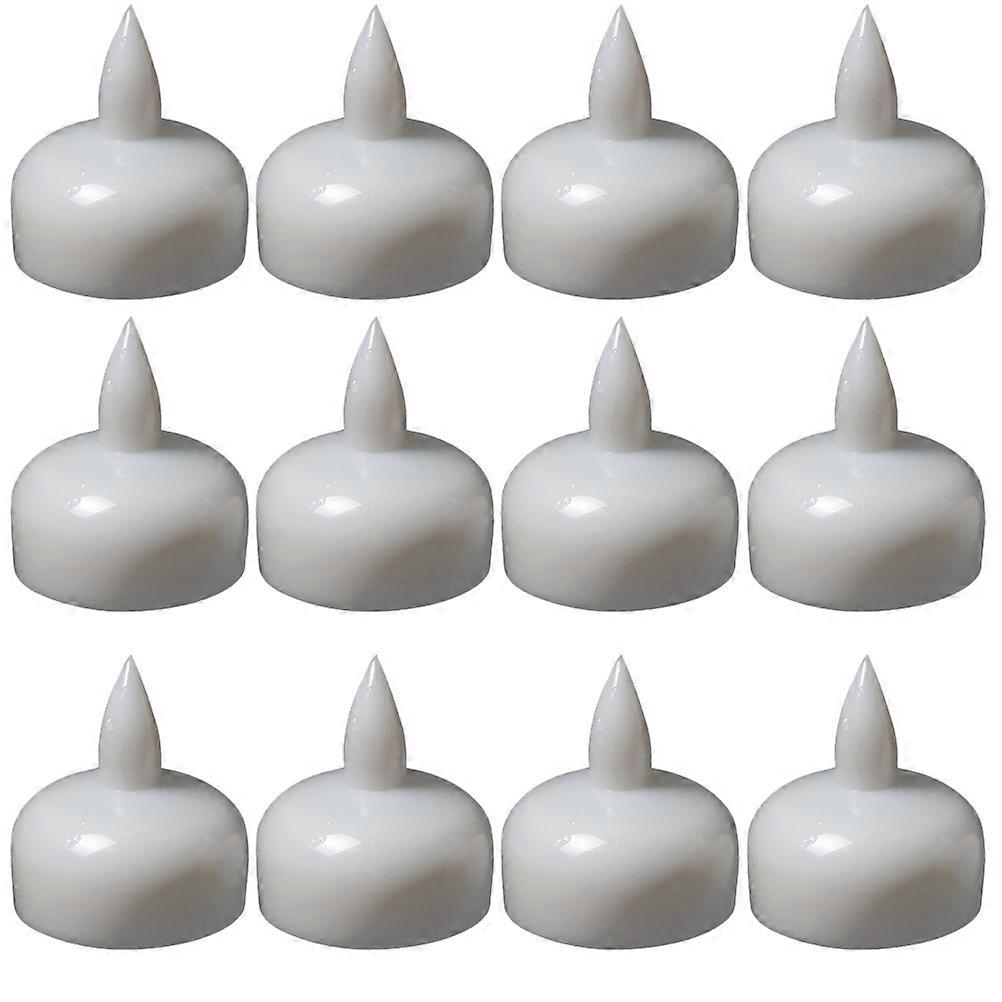 Waterproof Candle Light LED Floating Candle Lamp for Lighting 12Pcs