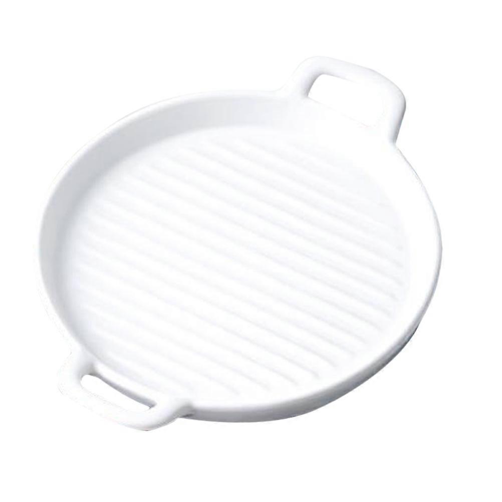 Ceramic Baking Tray for Baking Pan 1Pcs White Kitchen Household Bakeware