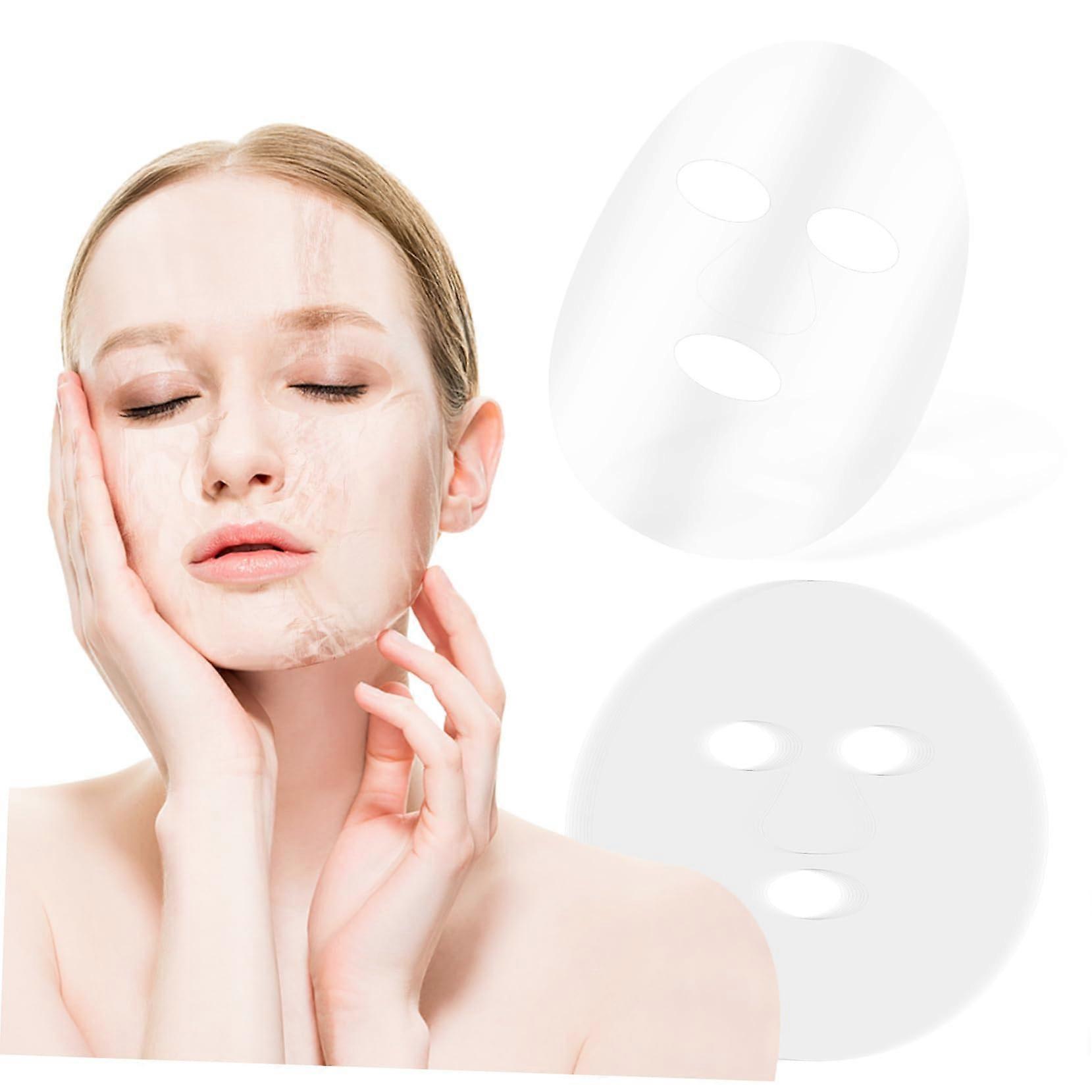 400Pcs Disposable Facial Mask Sheets Full Face Coverage Boosts Absorption for Spa and Home Use