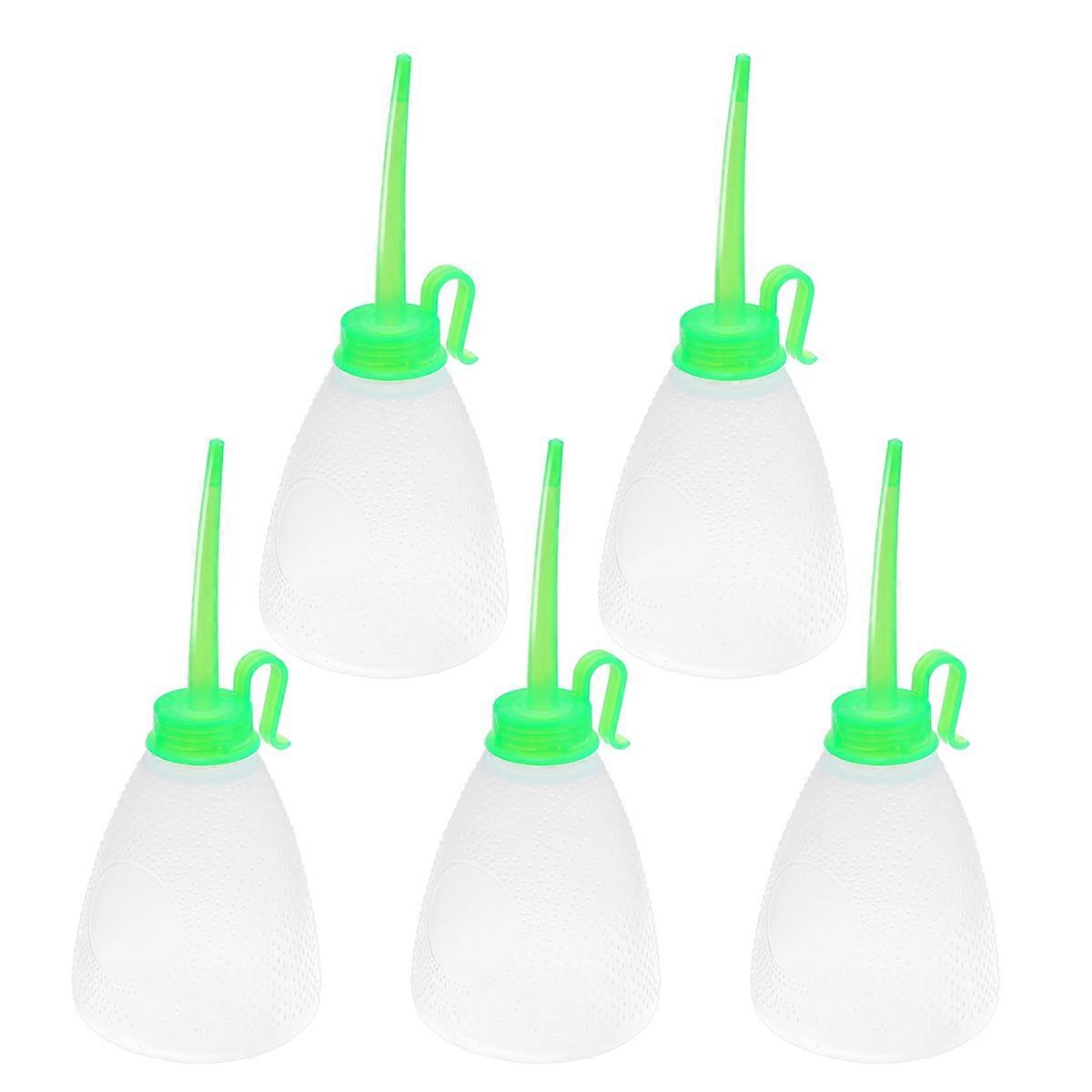 Oil Bottle Plastic Squeezable Sewing Machine Oiler Tools 5Pcs