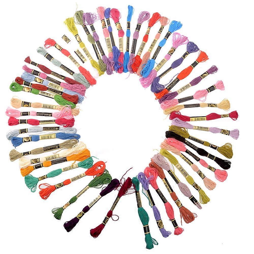 Cross Stitch Embroidery Thread Floss Kit with 50 Skeins for Sewing Projects