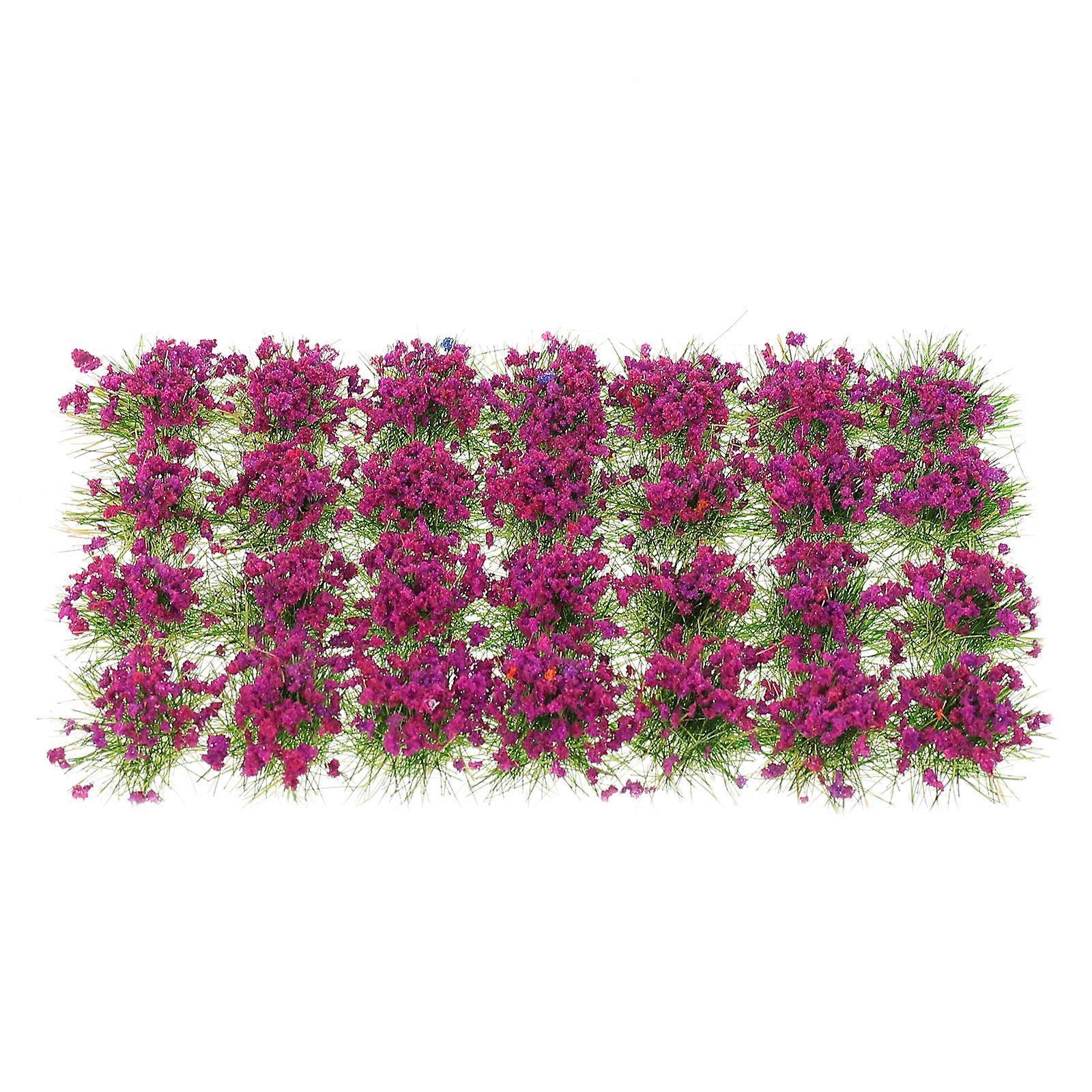 Miniature Flower Tuft Artificial Grass Cluster for Decor 1 Box