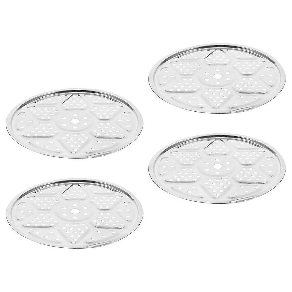 Stainless Steel Cooker Steaming Tray Multi-Function Steamer Shelf 4Pcs