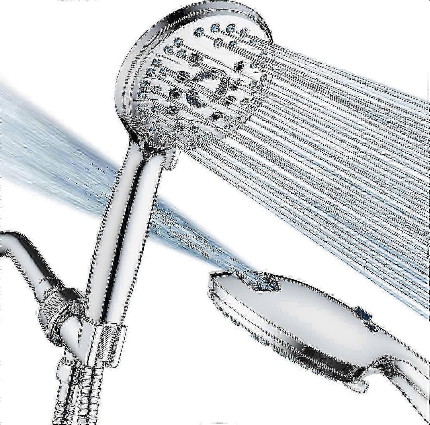 8-Mode High-Pressure Handheld Shower Head 6-Foot 2025
