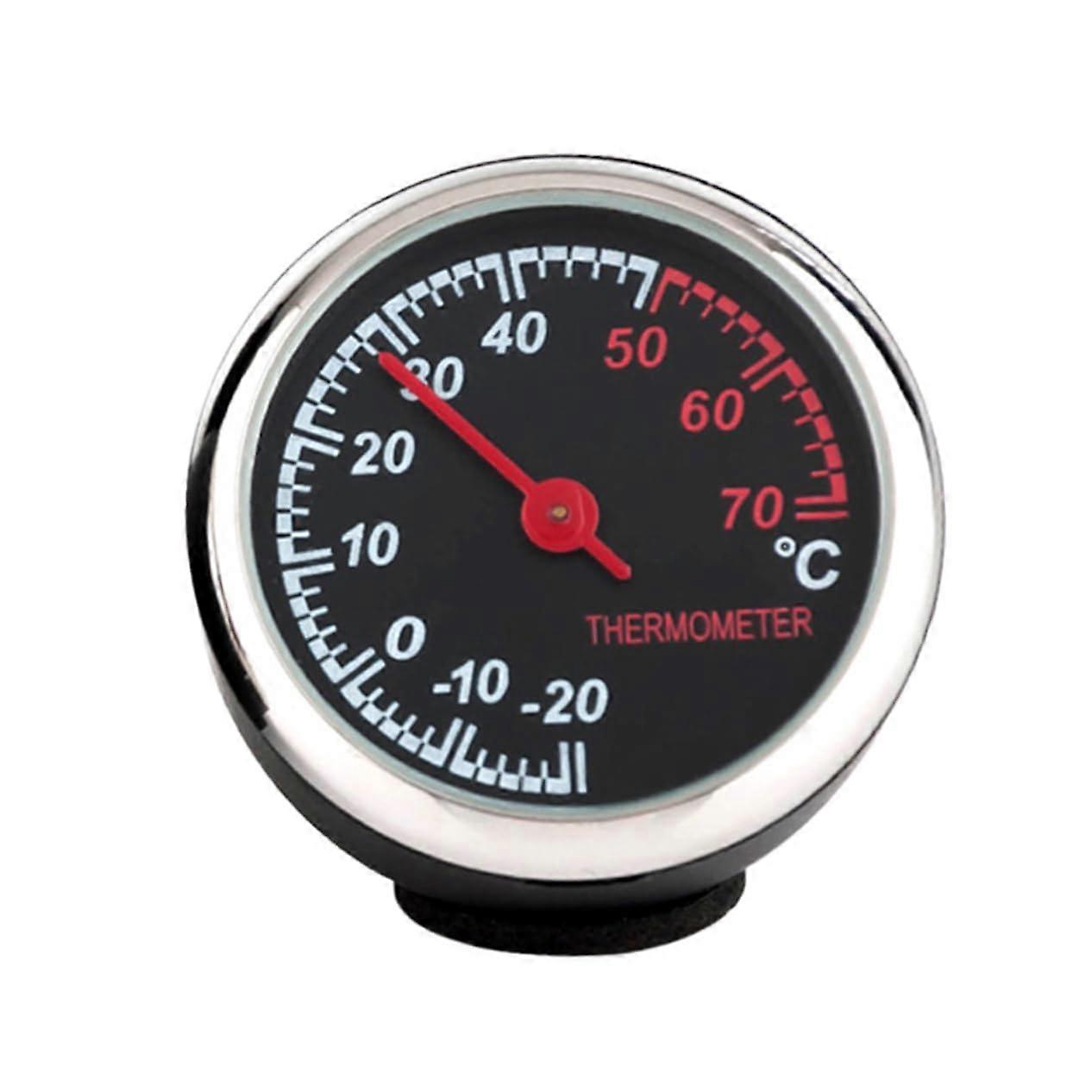 Luminous Car Dashboard Clock and Thermometer with Backlit Display, Waterproof and Easy to Install