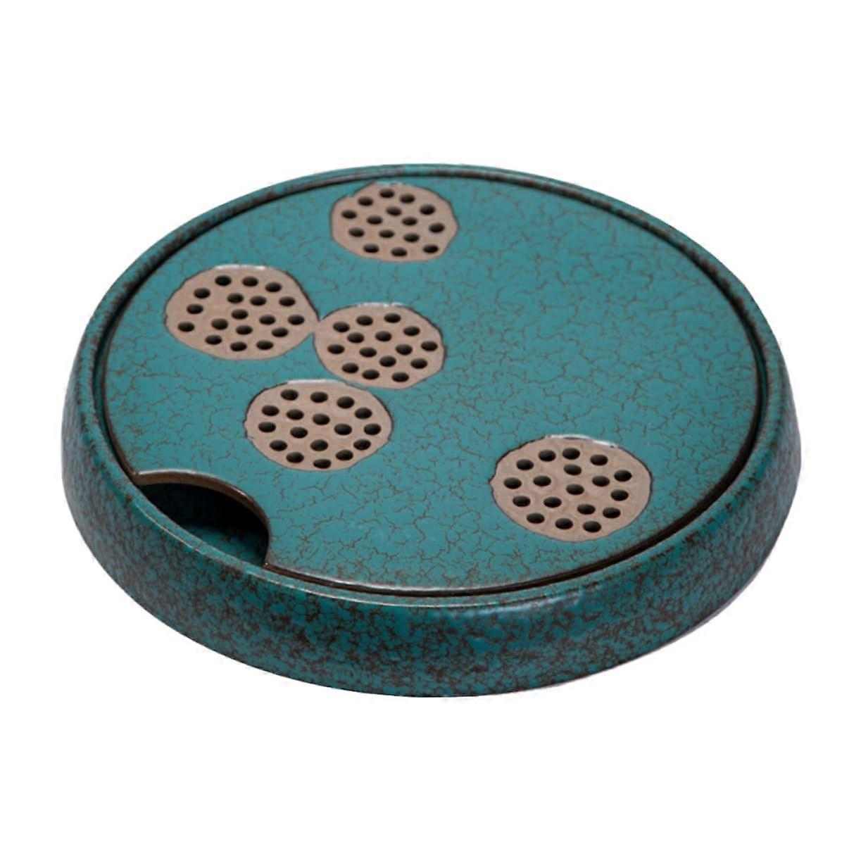 Ceramic Tea Tray HeatResistant Rectangular Vintage Style for Home and Office Tea Service