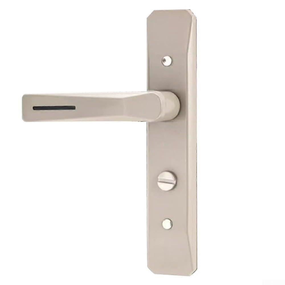Keyless Door Lock with Silent Operation and RustResistant Build for Bathroom Doors Silver