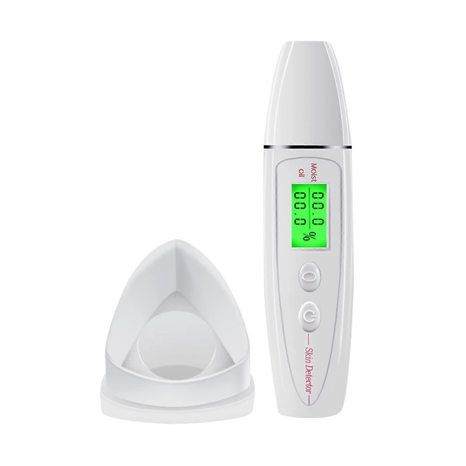 Skin Moisture Analyzer with RealTime Reading and Memory Tracking Digital Facial Hydration Tester